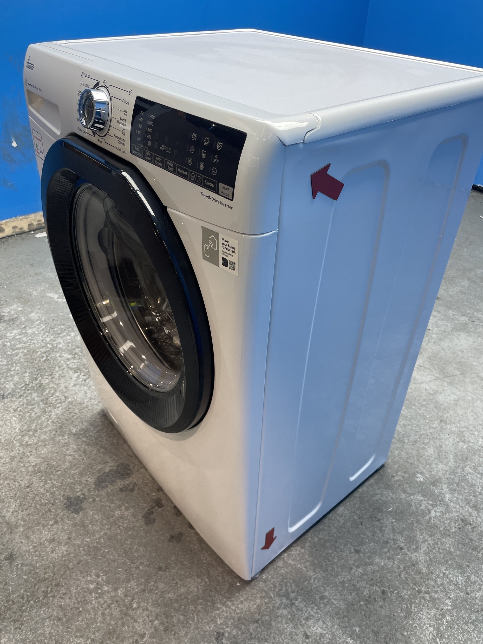 #GRC-157-762 - Hoover H3WPS496TAMB6 9kg 1400 Spin Washing Machine