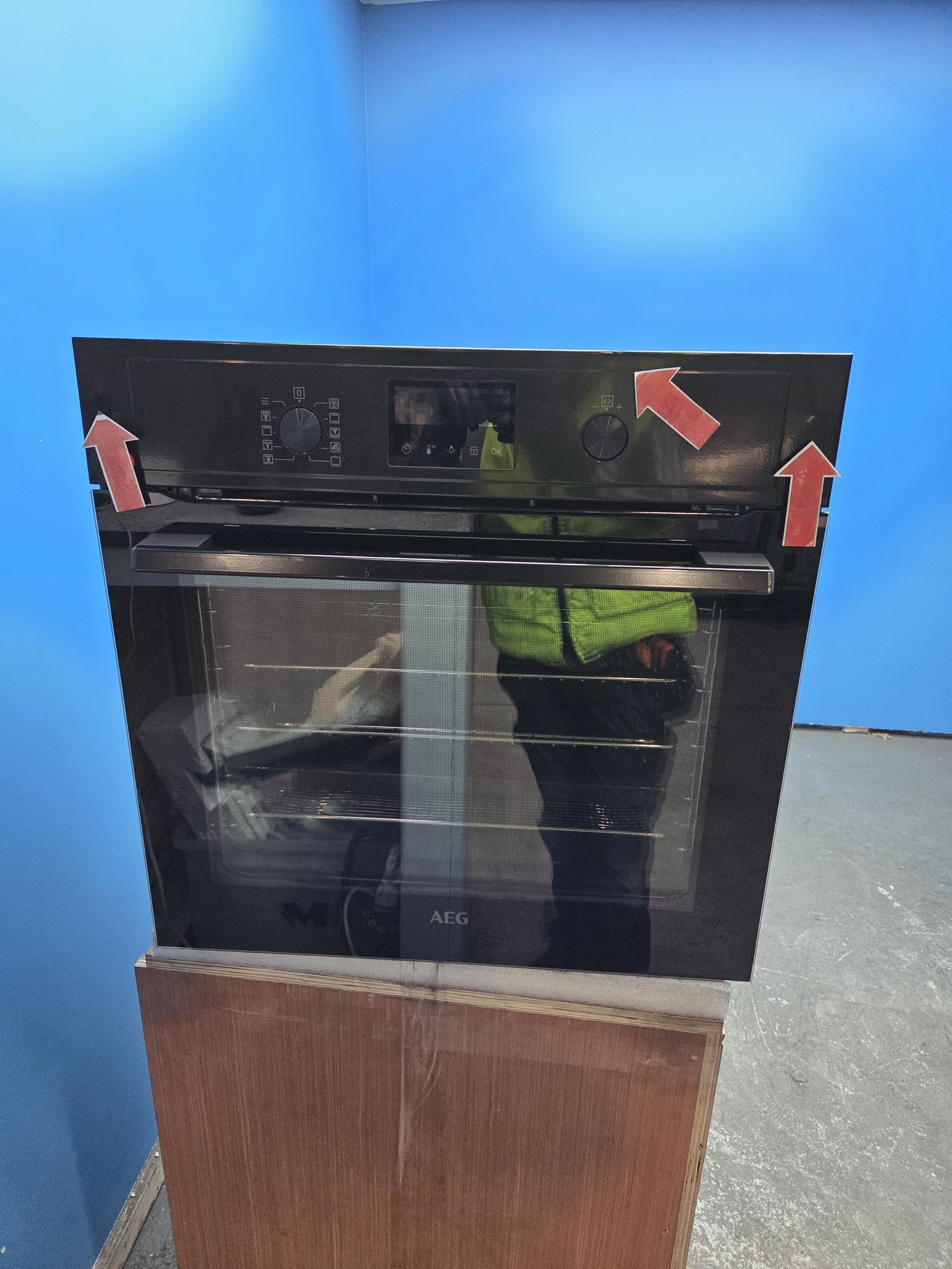 AEG 6000 BPX535A61B AirFry Pyrolytic Built-In Single Oven