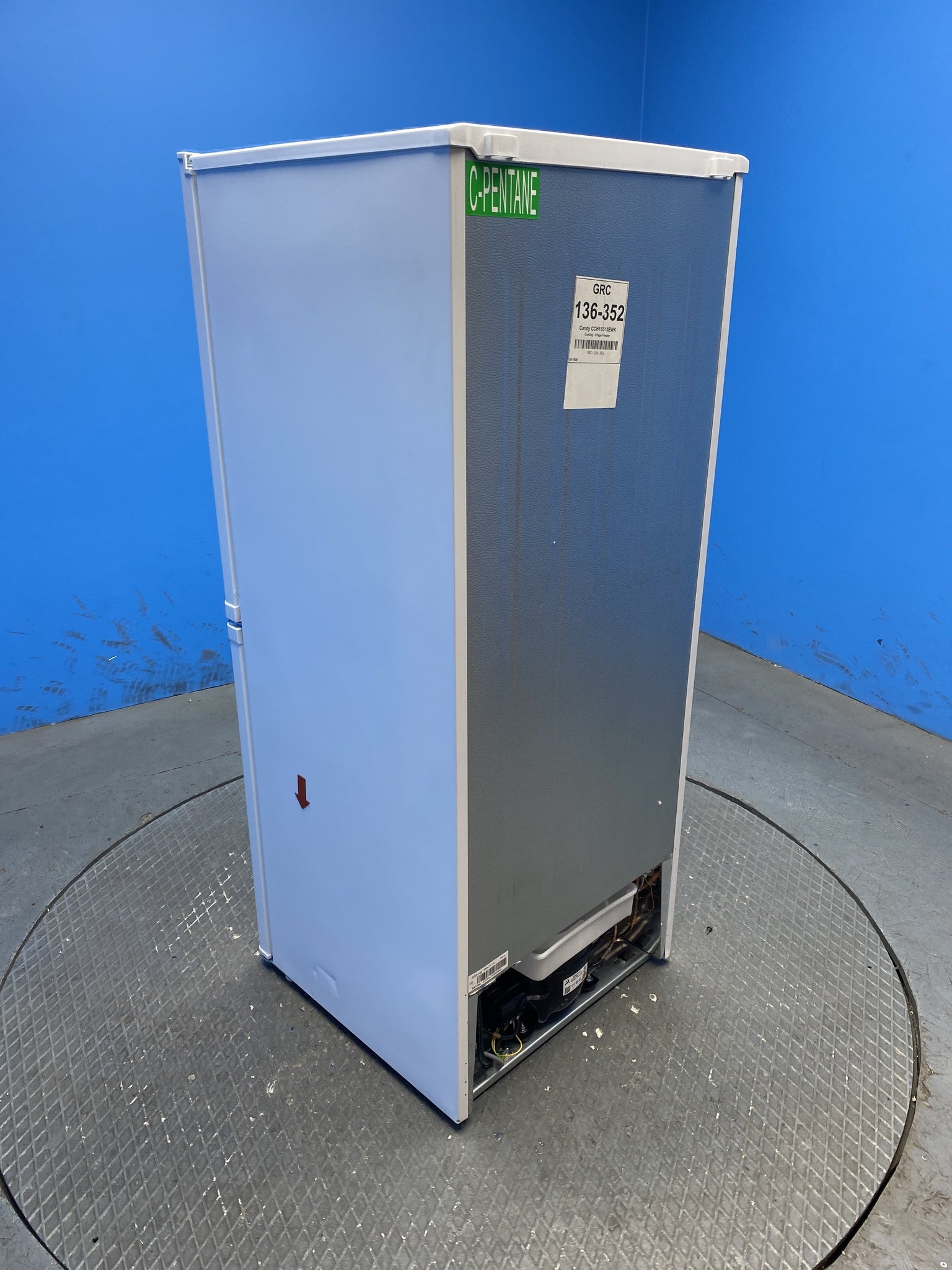 Candy CCH1S513EWK 185 Litre Combi Fridge Freezer