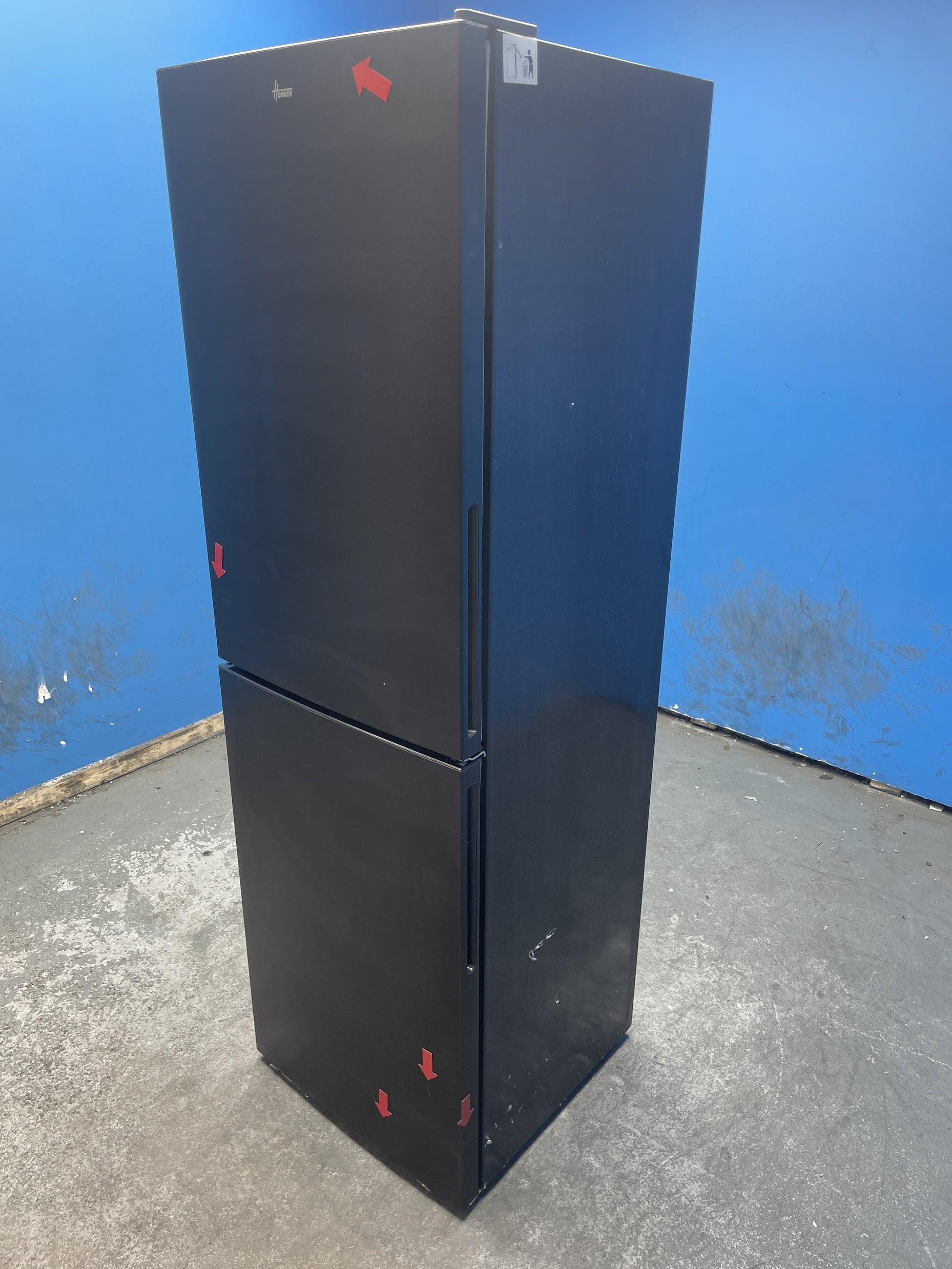 #GRC-159-260 - Hoover HVT3CLECKIHB 235 Litre Combi Fridge Freezer