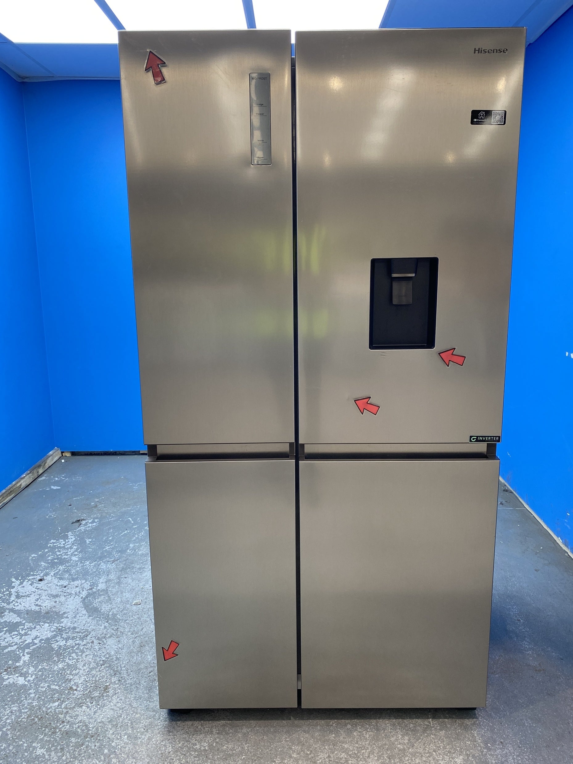 #GRC-145-227 - Hisense RS840N4WCE American Style 649 Litre Fridge Freezer