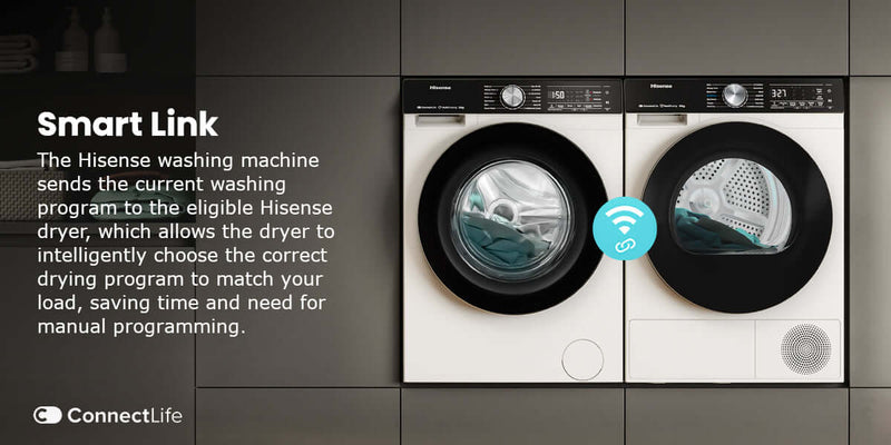 Hisense WF5S1045BW 10.5kg 1400 Spin Washing Machine - Renew 2 U