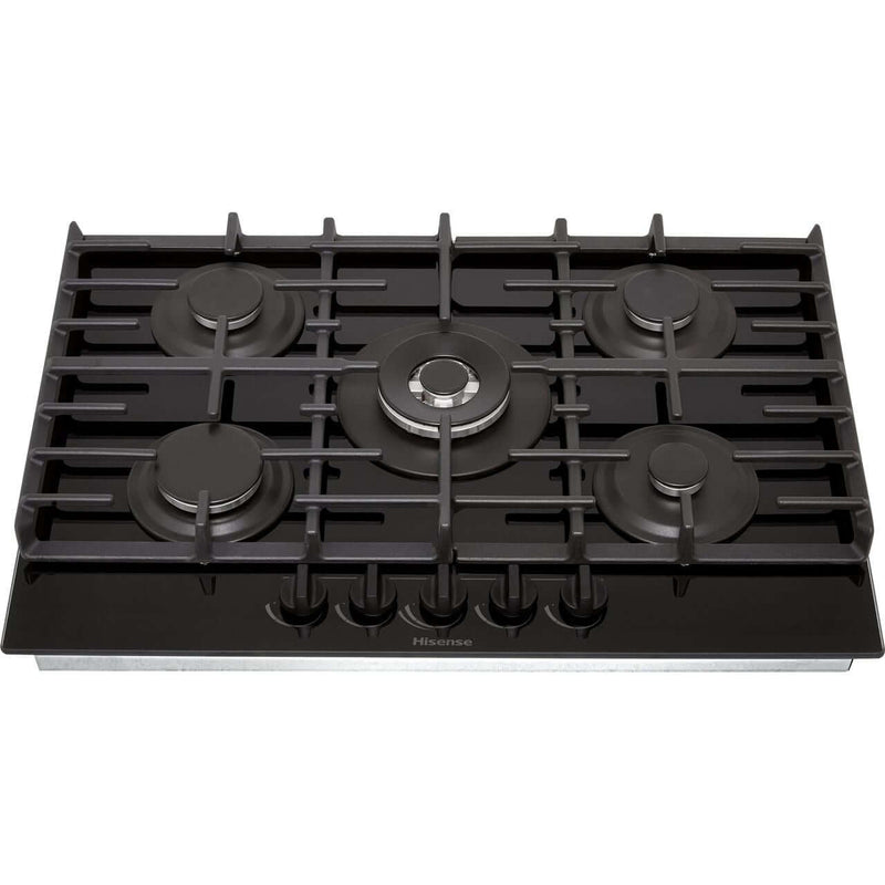 Hisense GG773B 75cm 5 Burner Gas Hob