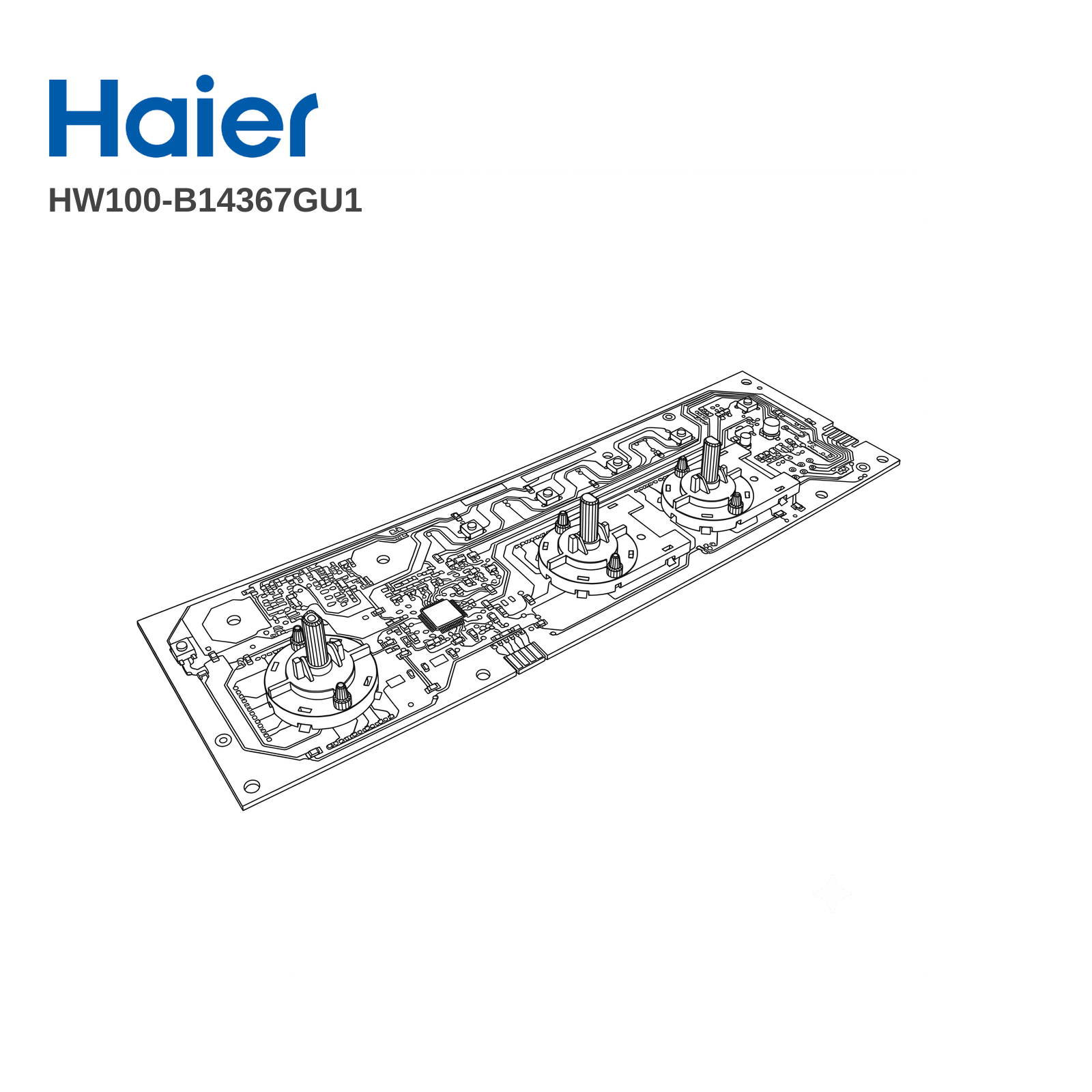 Haier HW100-B14367GU1 Washing Machine PCB - Renew 2 U
