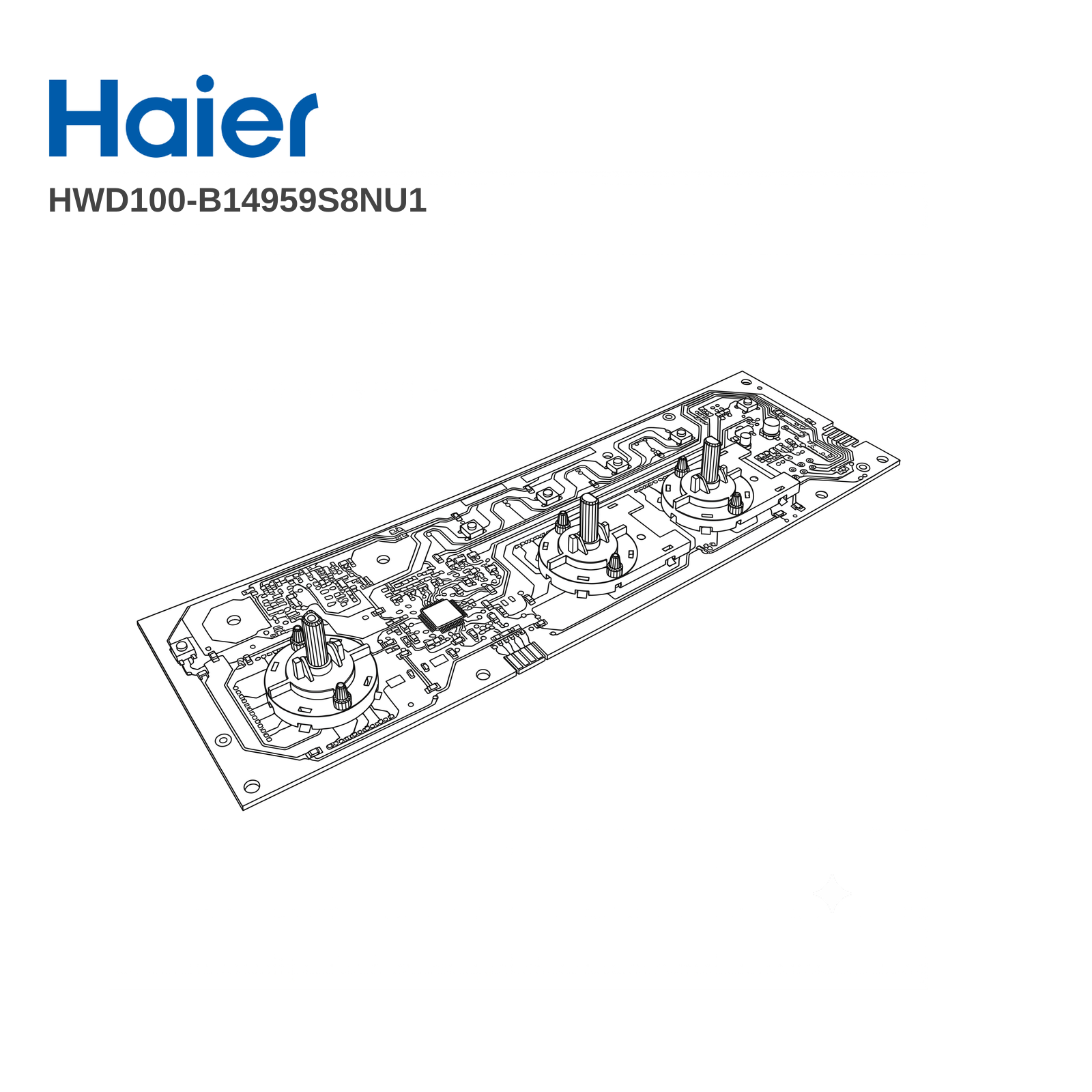 Haier HWD100-B14959S8NU1 Washing Machine PCB - Renew 2 U