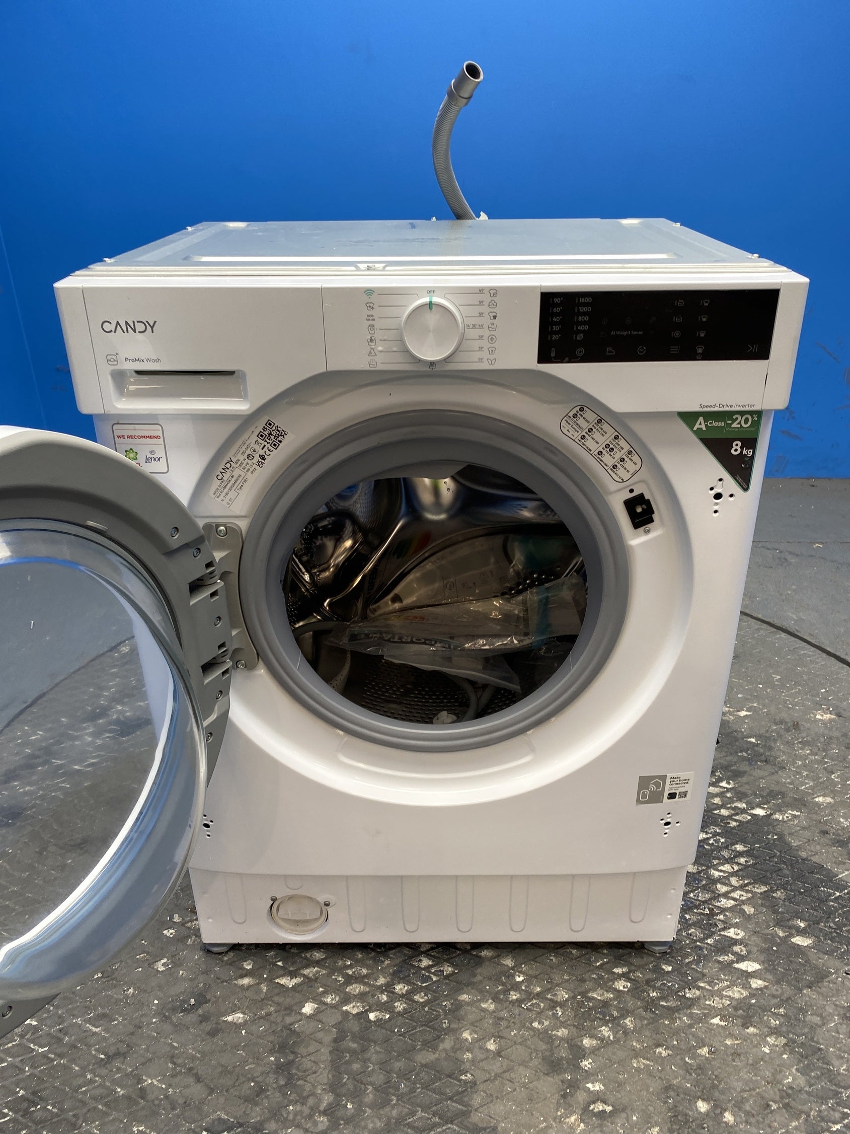 #GRC-153-656 - Candy BC468M4D8J-80 Integrated 8kg 1600rpm Washing Machine