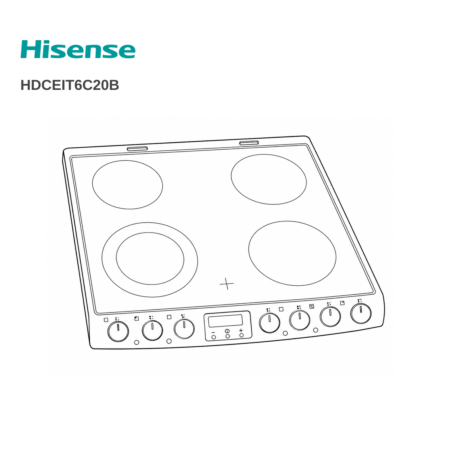 Hisense HDCEIT6C20B Cooker Hob Complete - Renew 2 U
