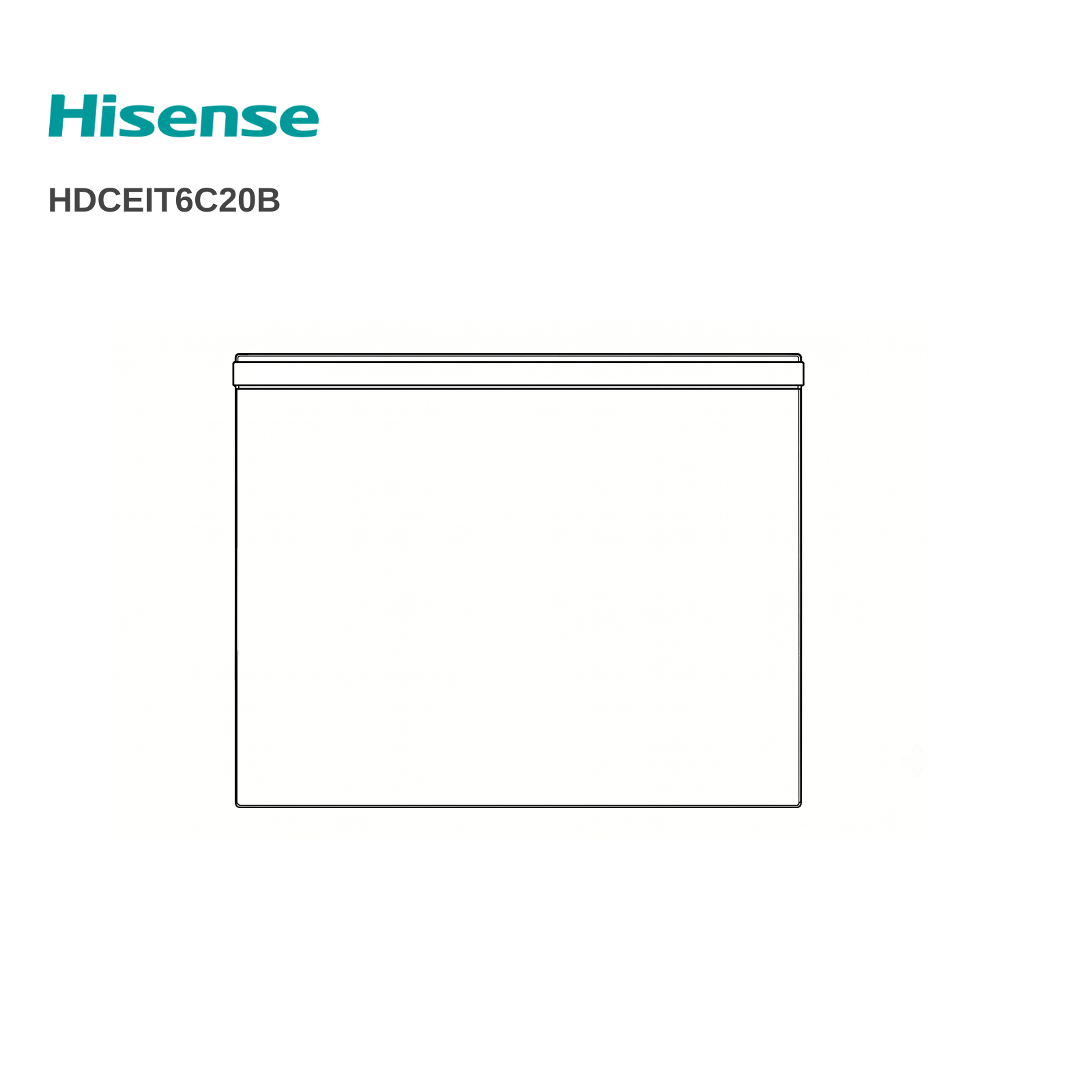 Hisense HDCEIT6C20B Oven Door - Renew 2 U