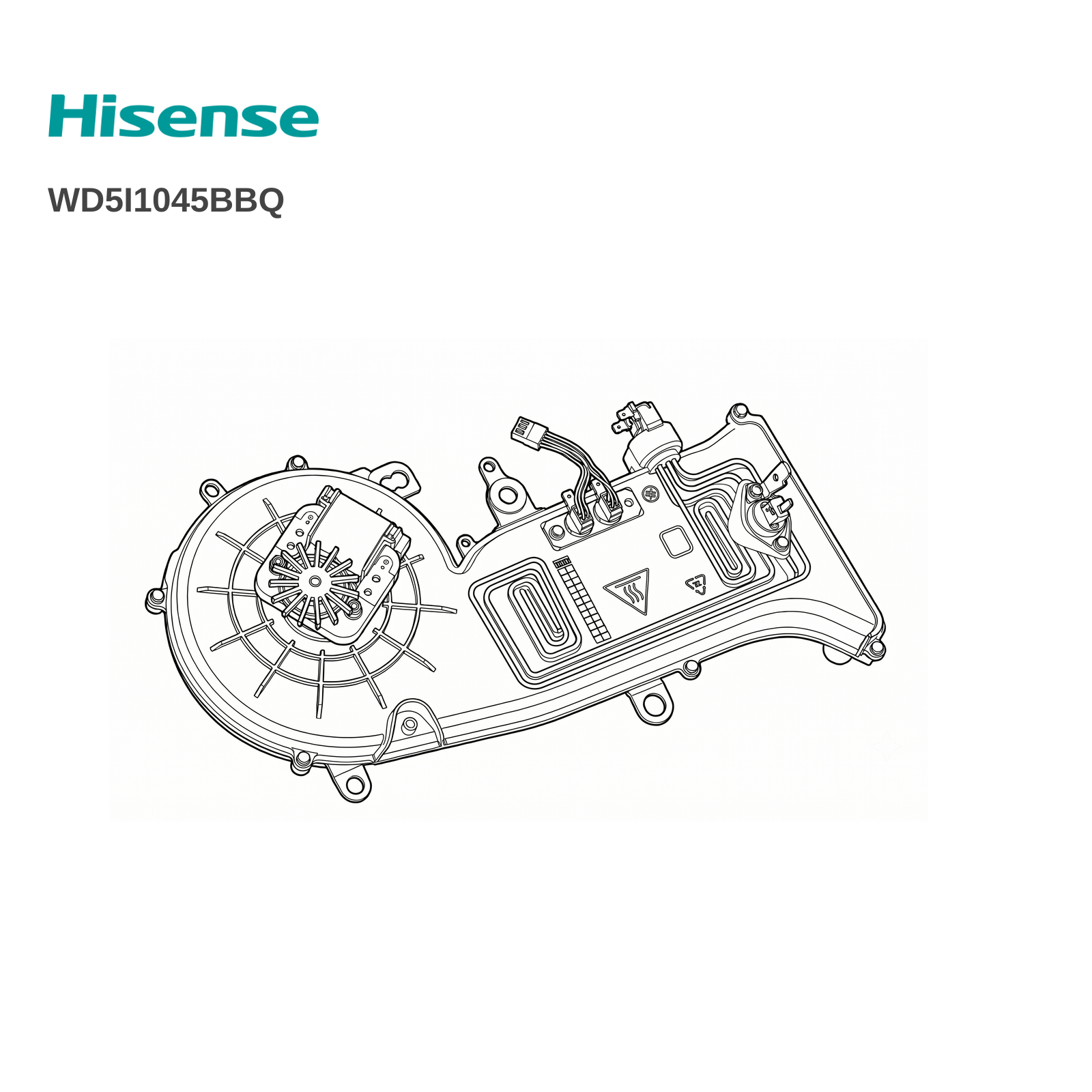 Hisense WD5I1045BBQ Dryer Chamber - Renew 2 U