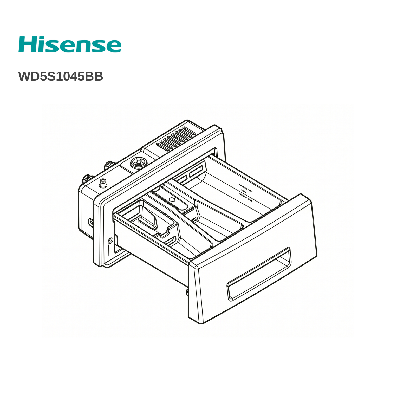 Hisense WD5S1045BB Dispenser Drawer - Renew 2 U