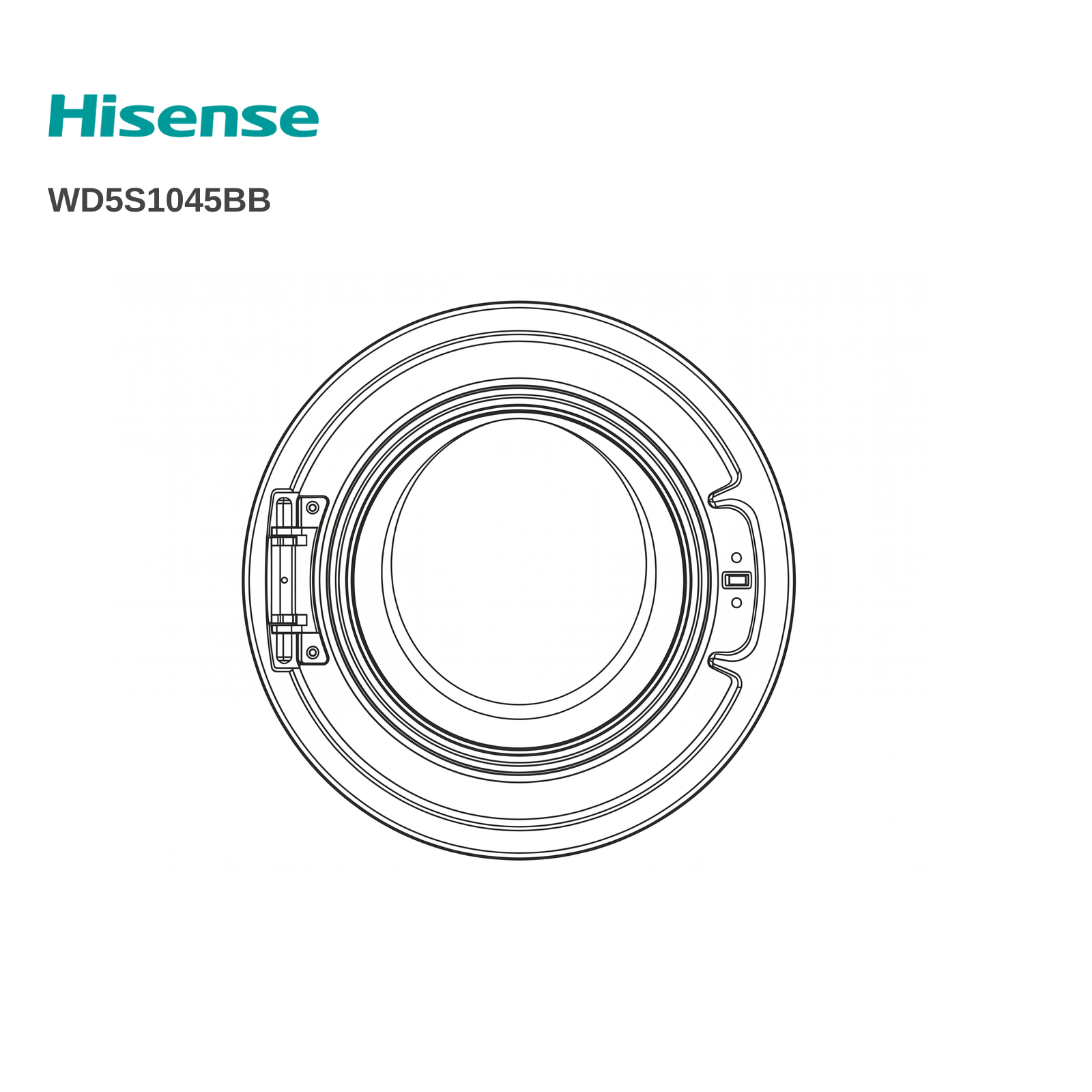 Hisense WD5S1045BB Laundry Door - Renew 2 U