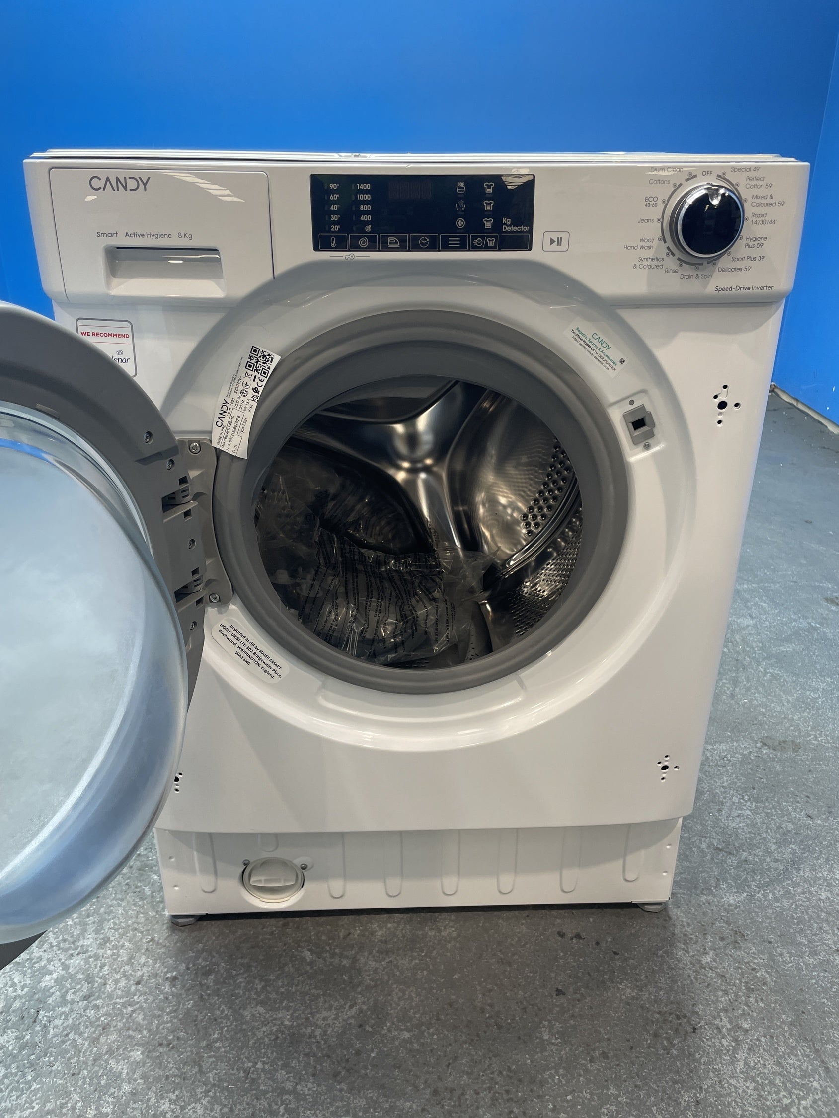 #GRC-154-991 - Candy CBW48TWM5J-80 Integrated 8kg 1400rpm Washing Machine