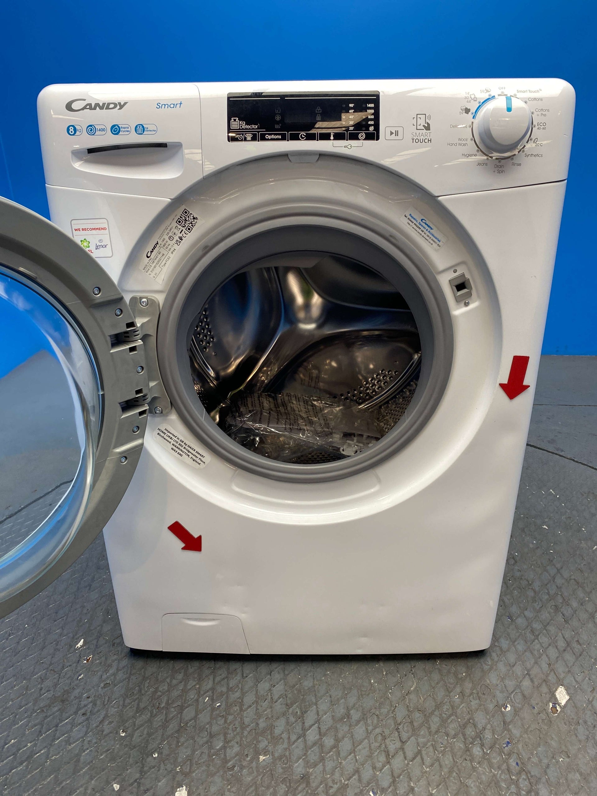 Candy CS148TW4 8kg 1400 Spin Washing Machine
