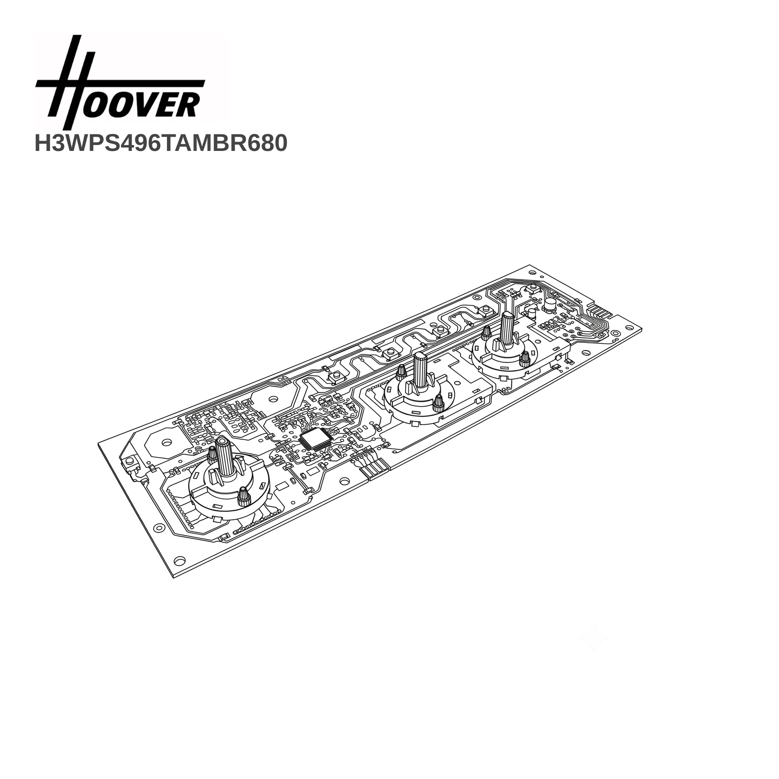 Hoover H3WPS496TAMBR680 Washing Machine PCB - Renew 2 U
