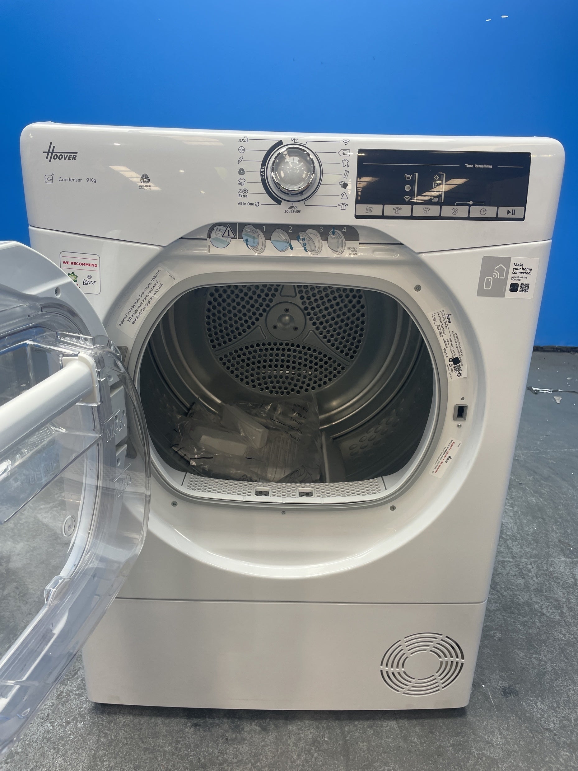 #GRC-159-179 - Hoover HLEC9TE 9kg Condenser Tumble Dryer