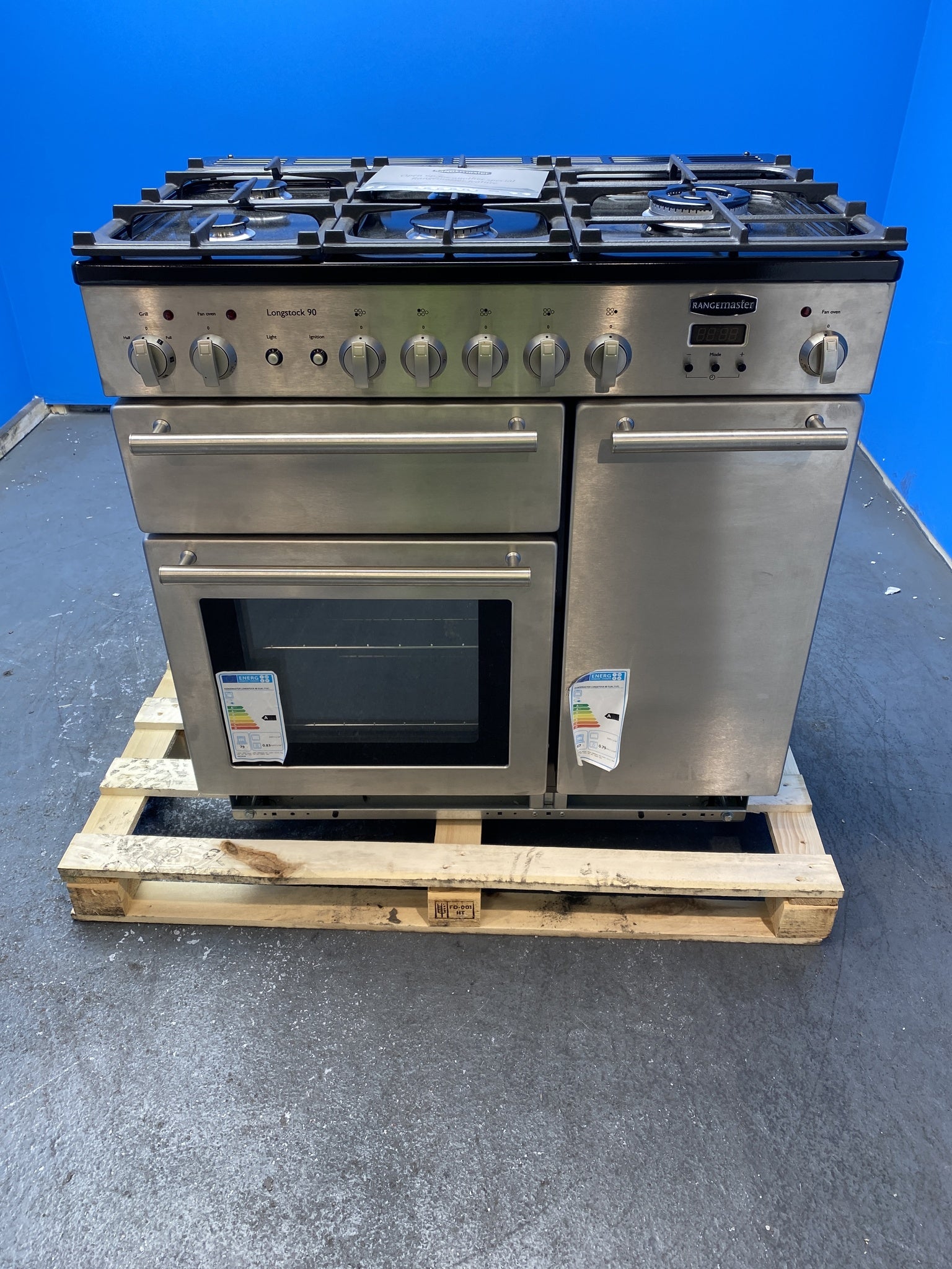 Rangemaster Longstock Deluxe 90cm Dual Fuel Range Cooker