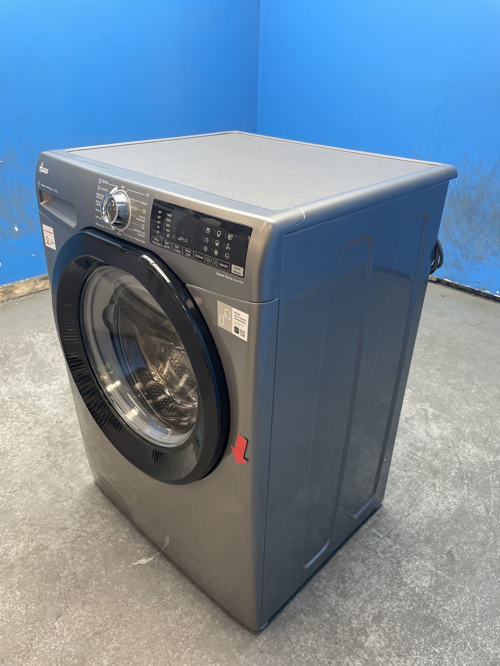 #GRC-163-127 - Hoover H3B13WPS4106TAMBR 10kg 1400 Spin Washing Machine