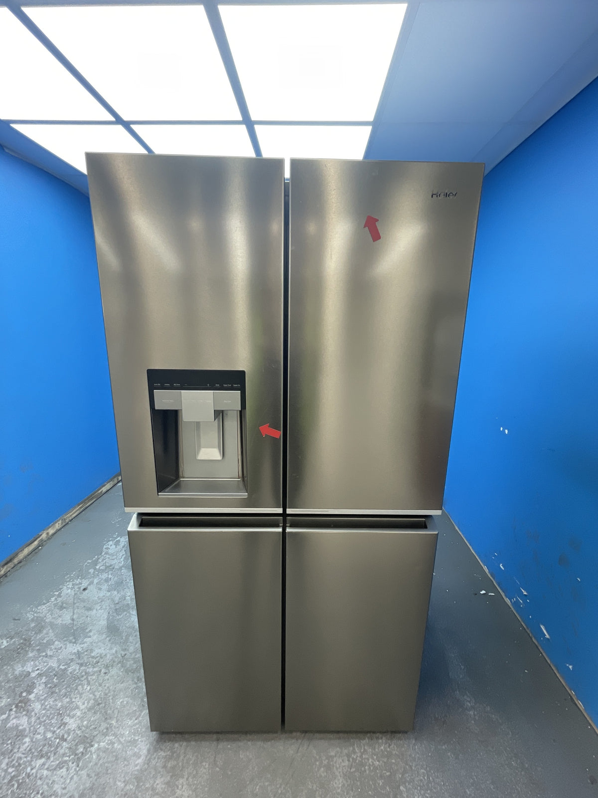 #GRC-160-695 - Haier HCR7918EIMP American Style Series 7 601 Litre Fridge Freezer