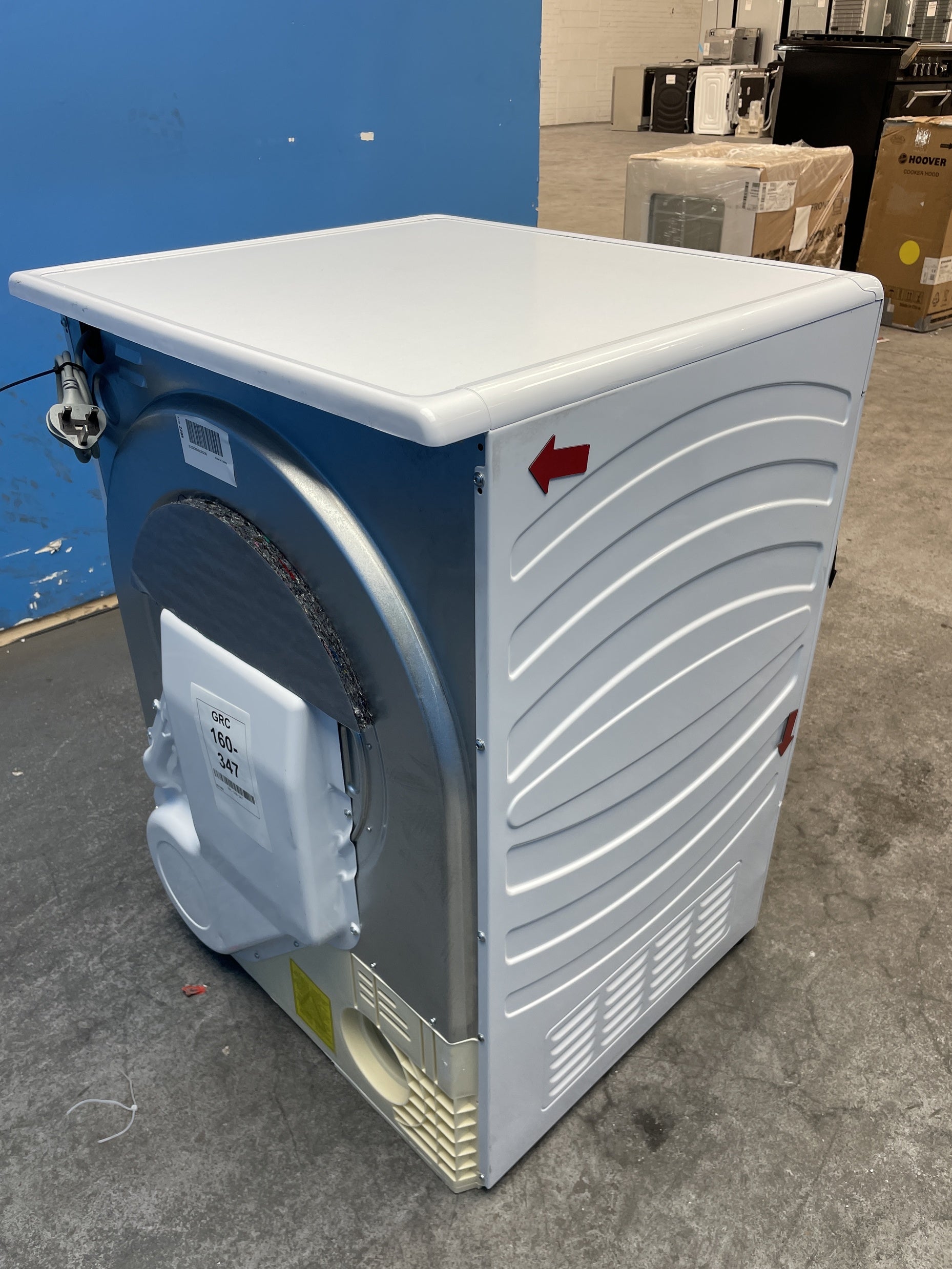 #GRC-160-347 - Hoover HLE V9DG-80 9kg Vented Tumble Dryer