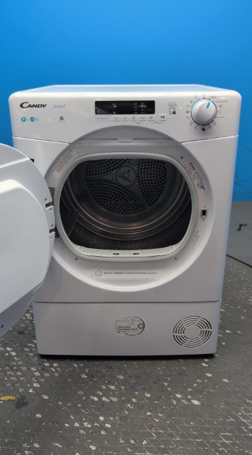 #GRC-162-835 - Candy Smart 9kg Condenser Tumble Dryer – WiFi Connected, White, G Energy Rating