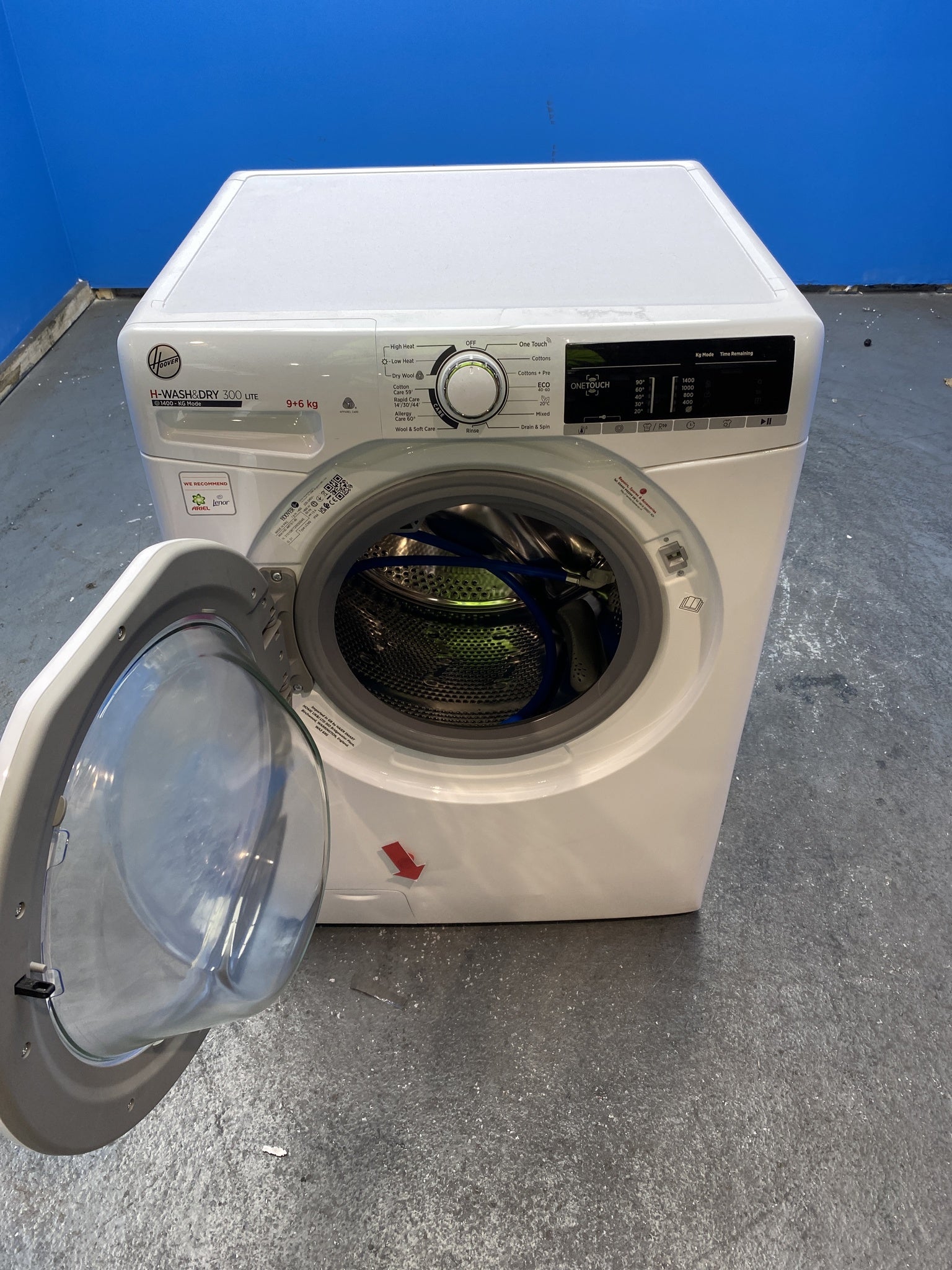 Hoover H3D496TE 9kg / 6kg 1400 Spin Washer Dryer