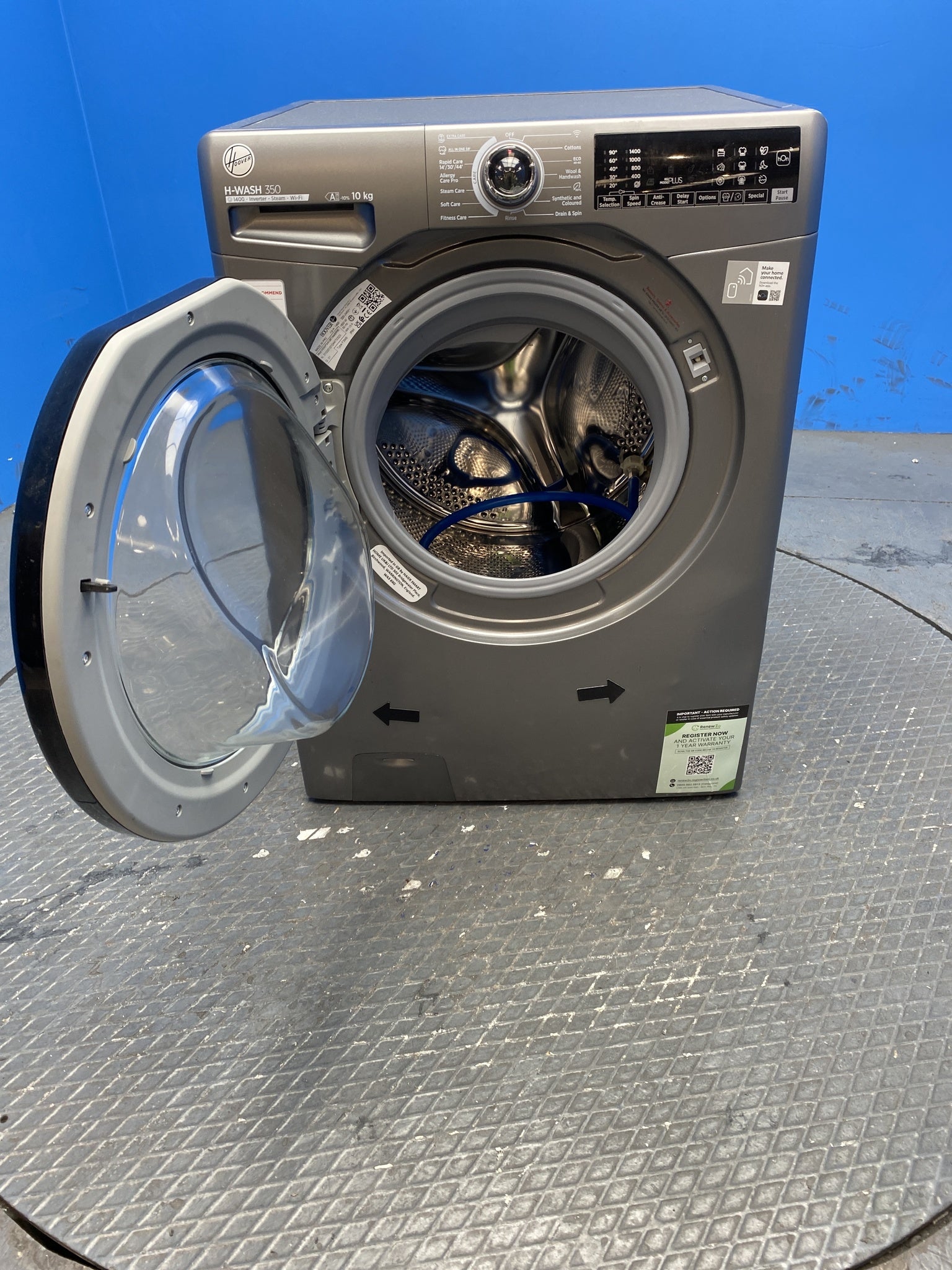Hoover H3B13WPS4106TAMBR 10kg 1400 Spin Washing Machine