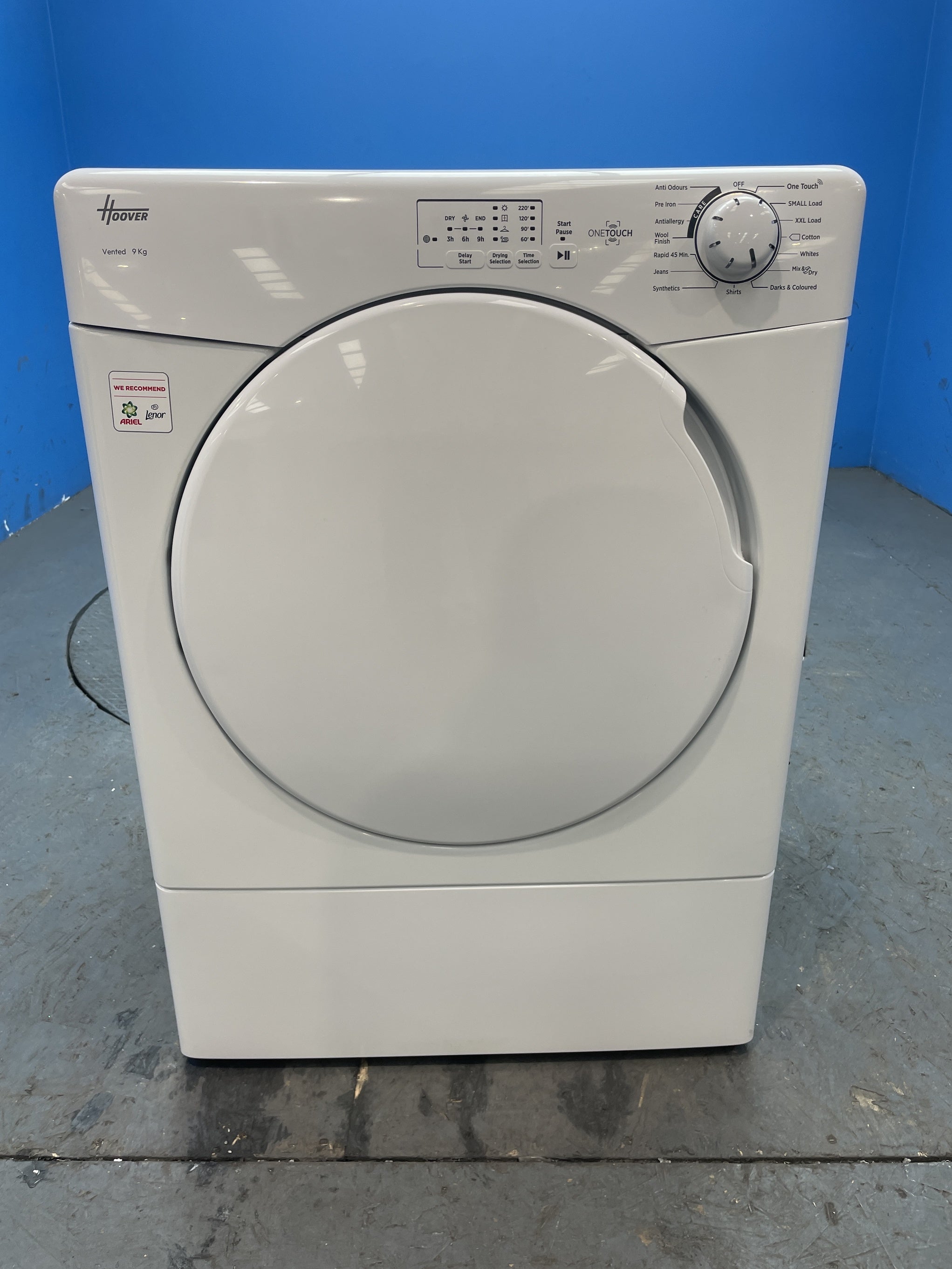 #GRC-155-194 - Hoover H-DRY 300 HLE V9LF-80 9kg Vented Tumble Dryer