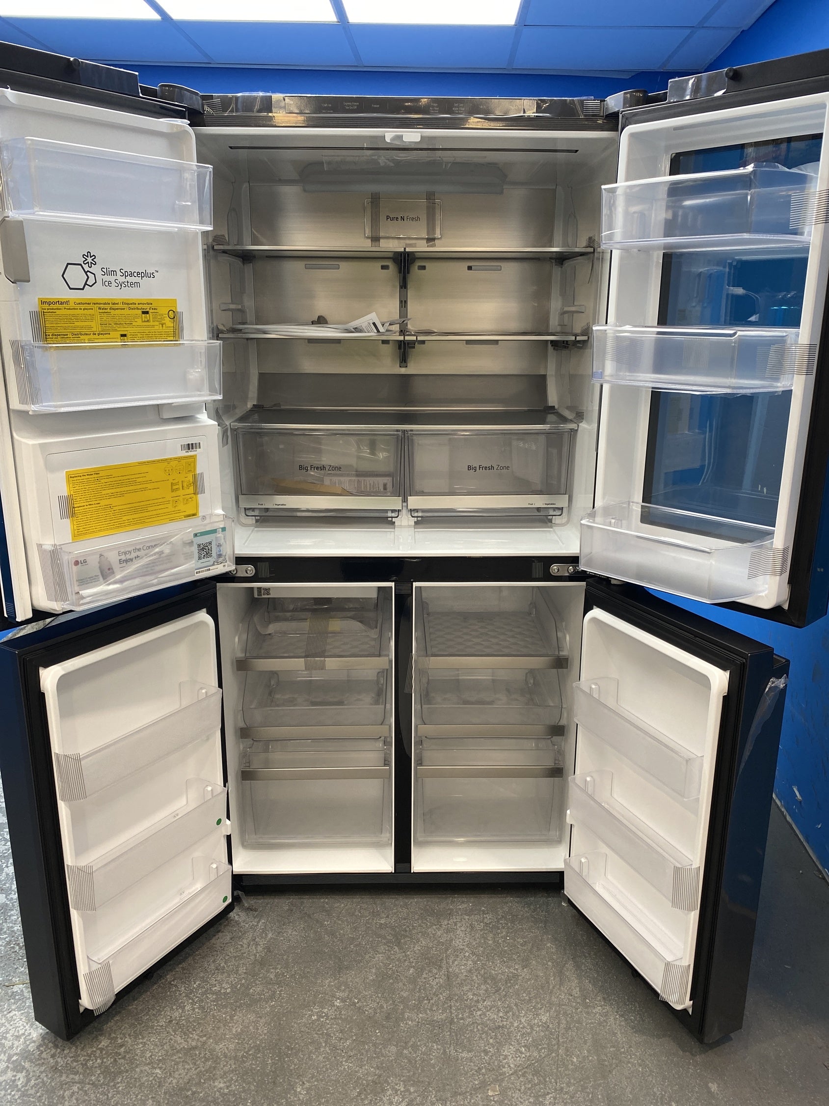 #GRC-157-658 - LG GMG96CRAFT InstaView 683 Litre French Door Fridge Freezer