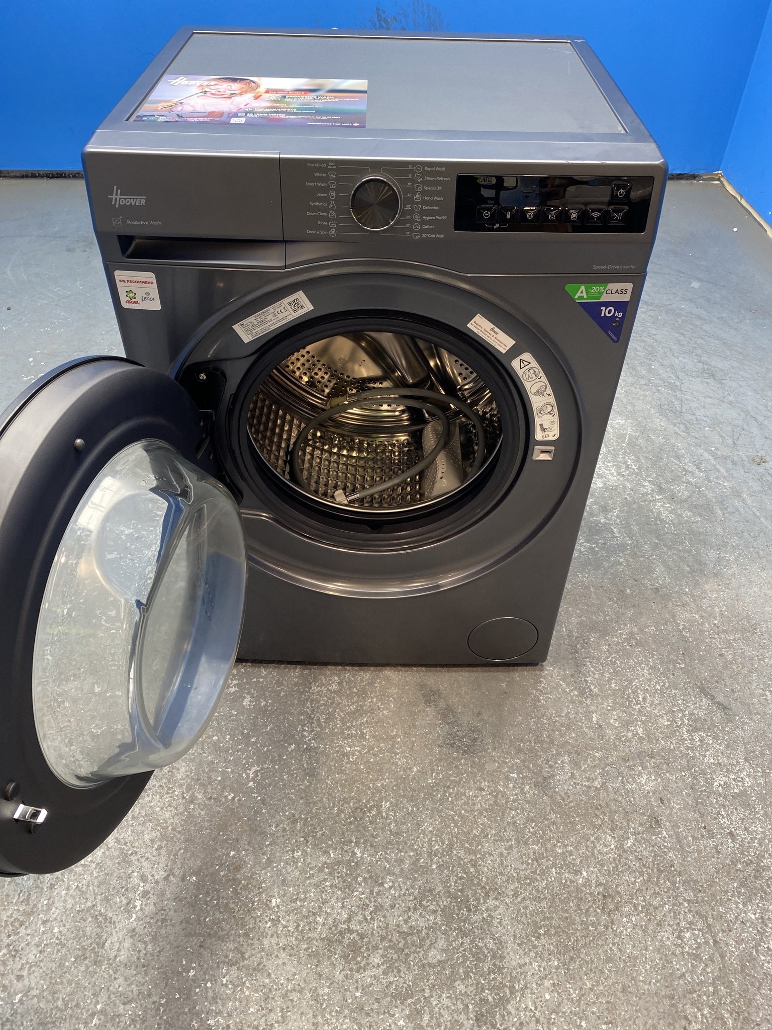 Hoover Pro Wash Series 3 HBR 410BL8G-80 10kg 1400rpm Washing Machine