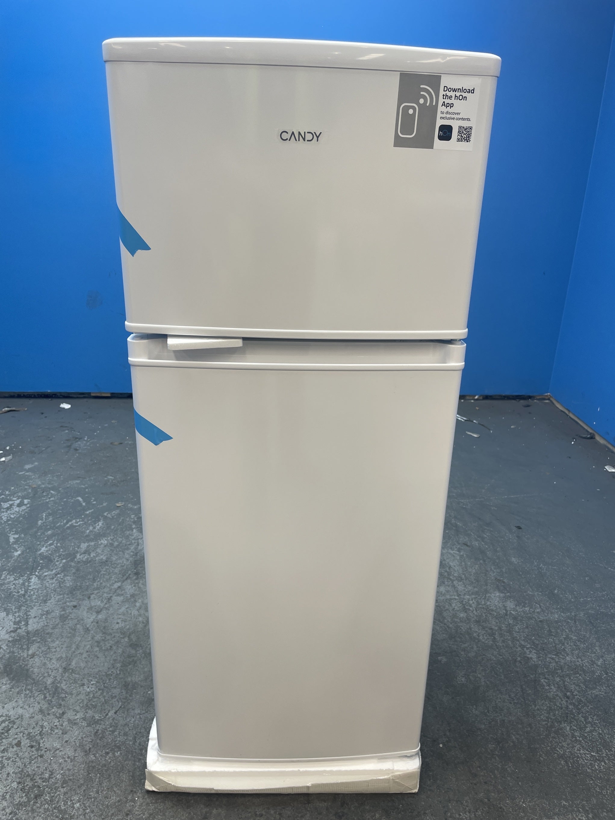 #GRC-158-568 - Candy CDH1S313EWK Slimline 117 Litre Top Mount Fridge Freezer