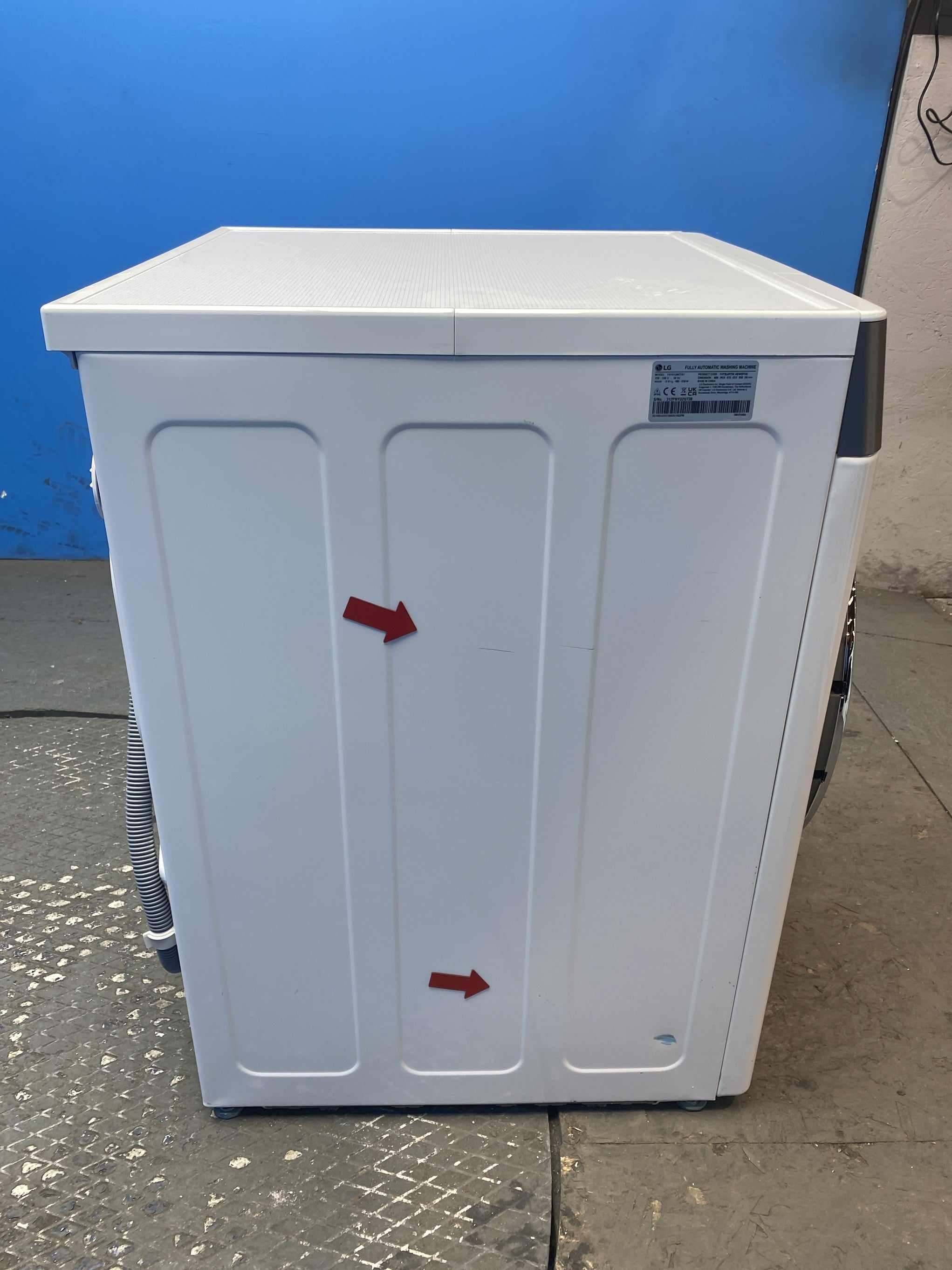 #GRC-157-210 - LG F4Y913WCTA1 13kg 1400 Spin Washing Machine