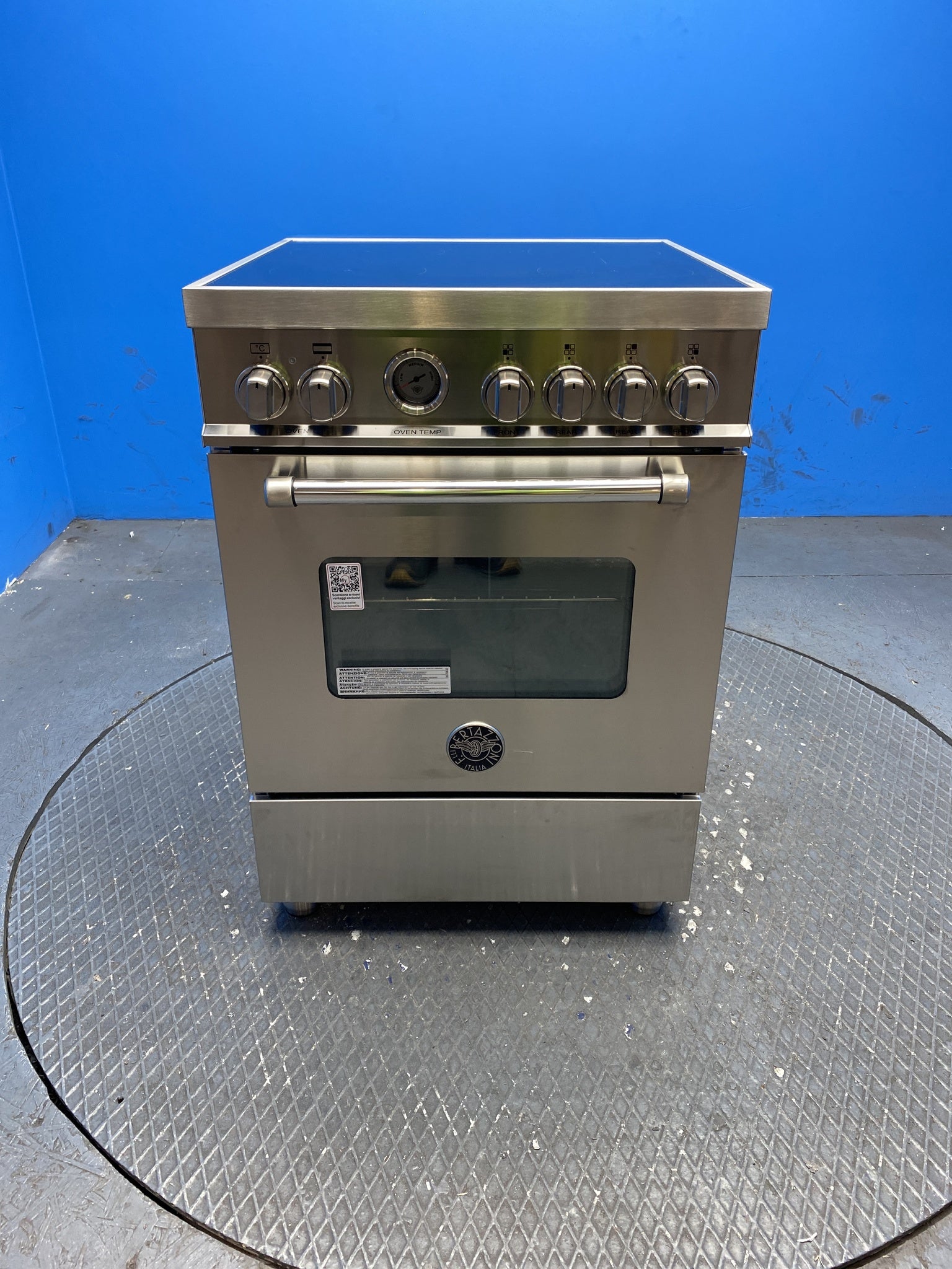 Bertazzoni 60cm Induction Range Cooker – Stainless Steel