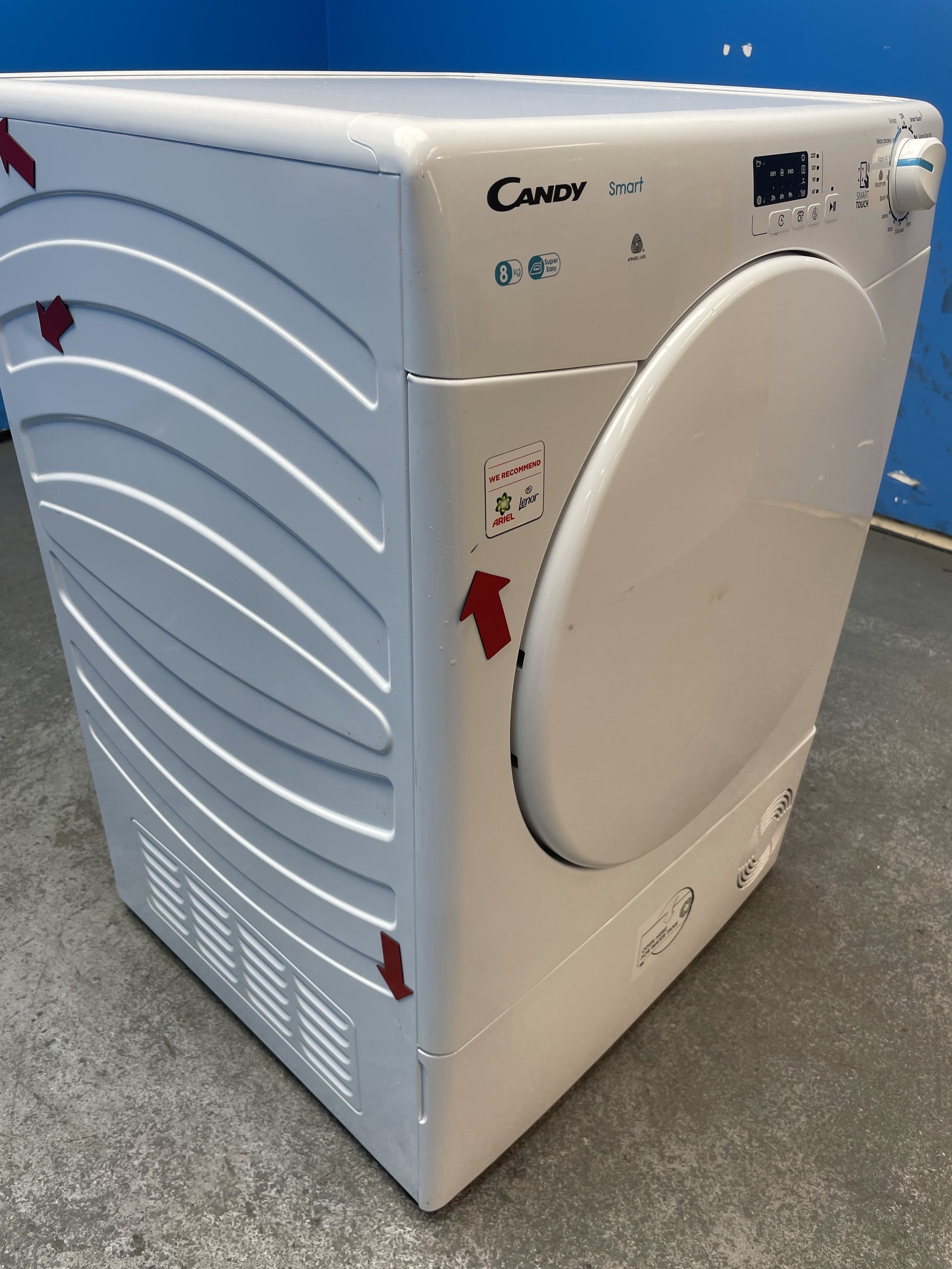 #GRC-155-181 - Candy KSEC8LF 8kg Smart Condenser Tumble Dryer