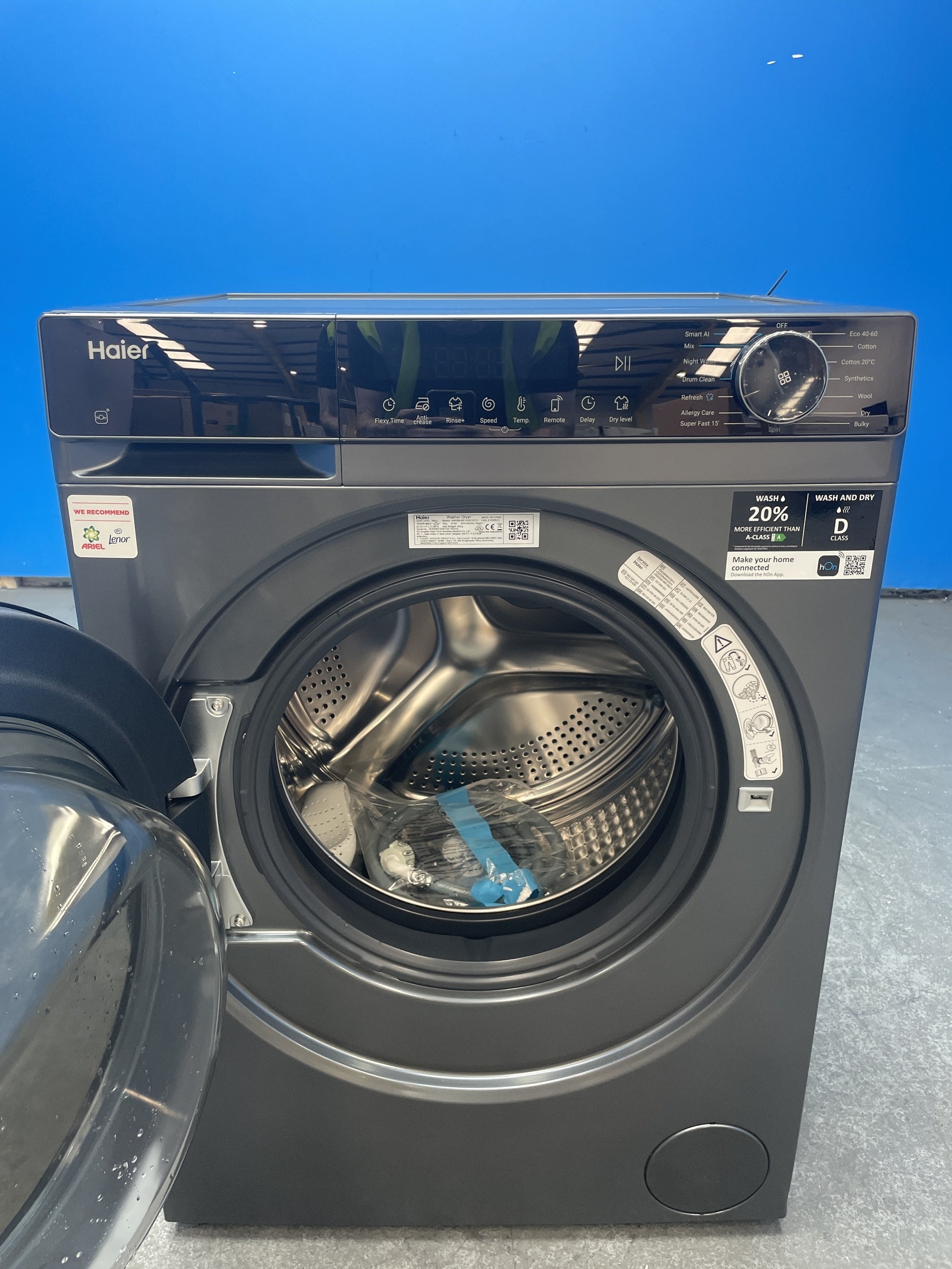 #GRC-159-852 - Haier HWD90-BP14357GTU1 9/5kg 1400rpm Washer Dryer