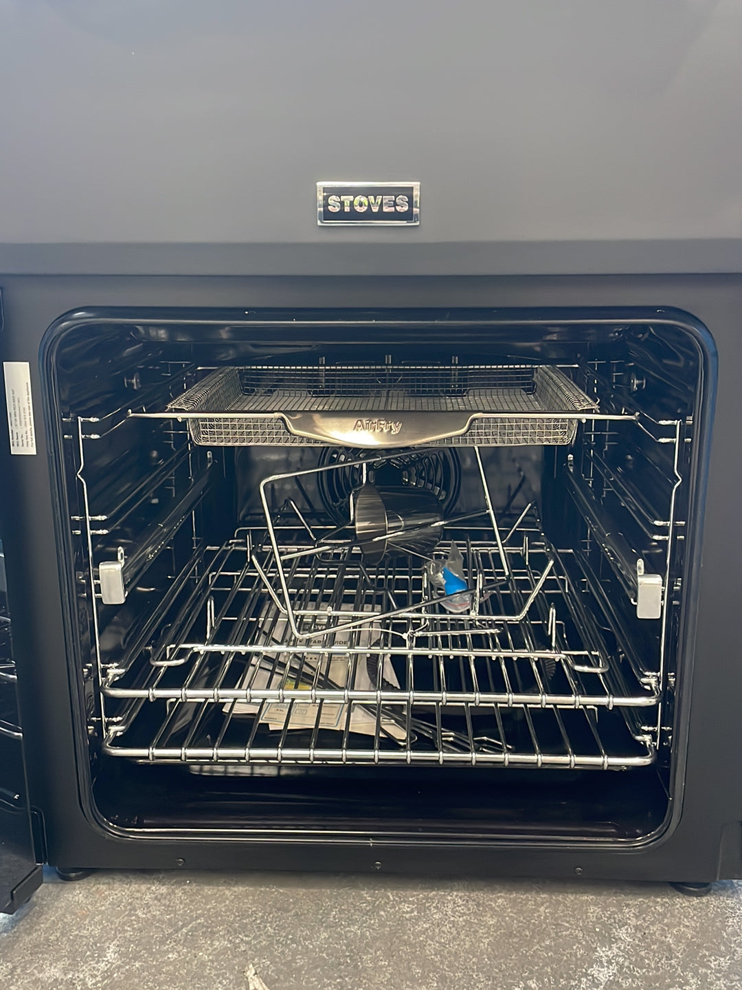 #GRC-164-442 - Stoves Richmond Deluxe 60cm Dual Fuel Cooker – PowerWok, AirFry, Anthracite