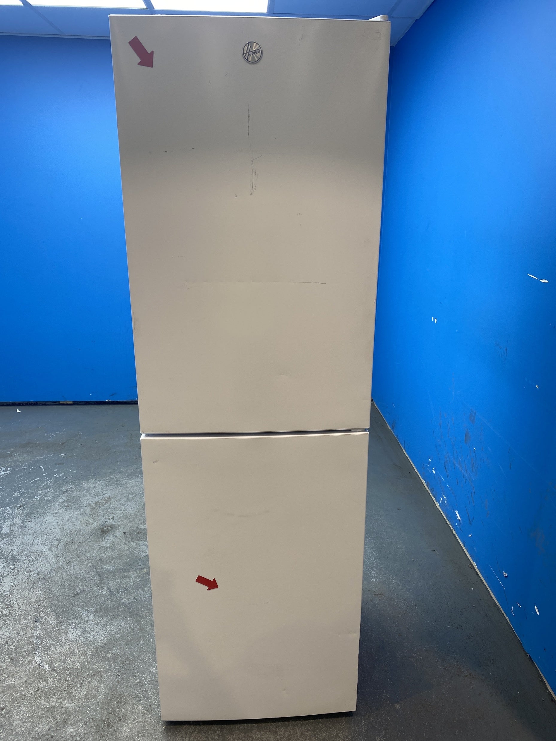 #GRC-157-080 - Hoover HVT3CLECKIHW 235 Litre Combi Fridge Freezer