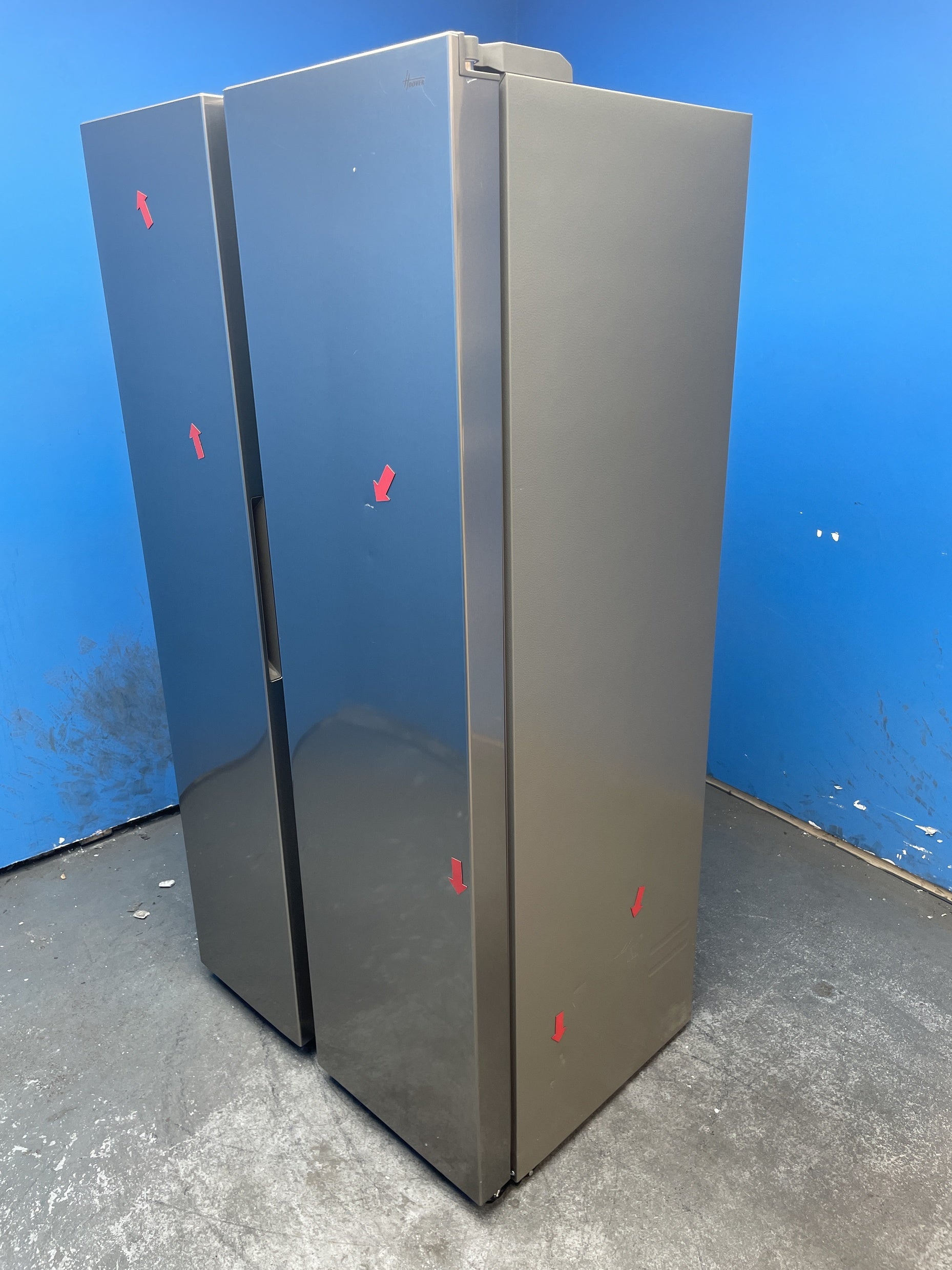 #GRC-159-218 - Hoover H-FRIDGE 700 MAXI HONSQ2T918EXK American Fridge Freezer