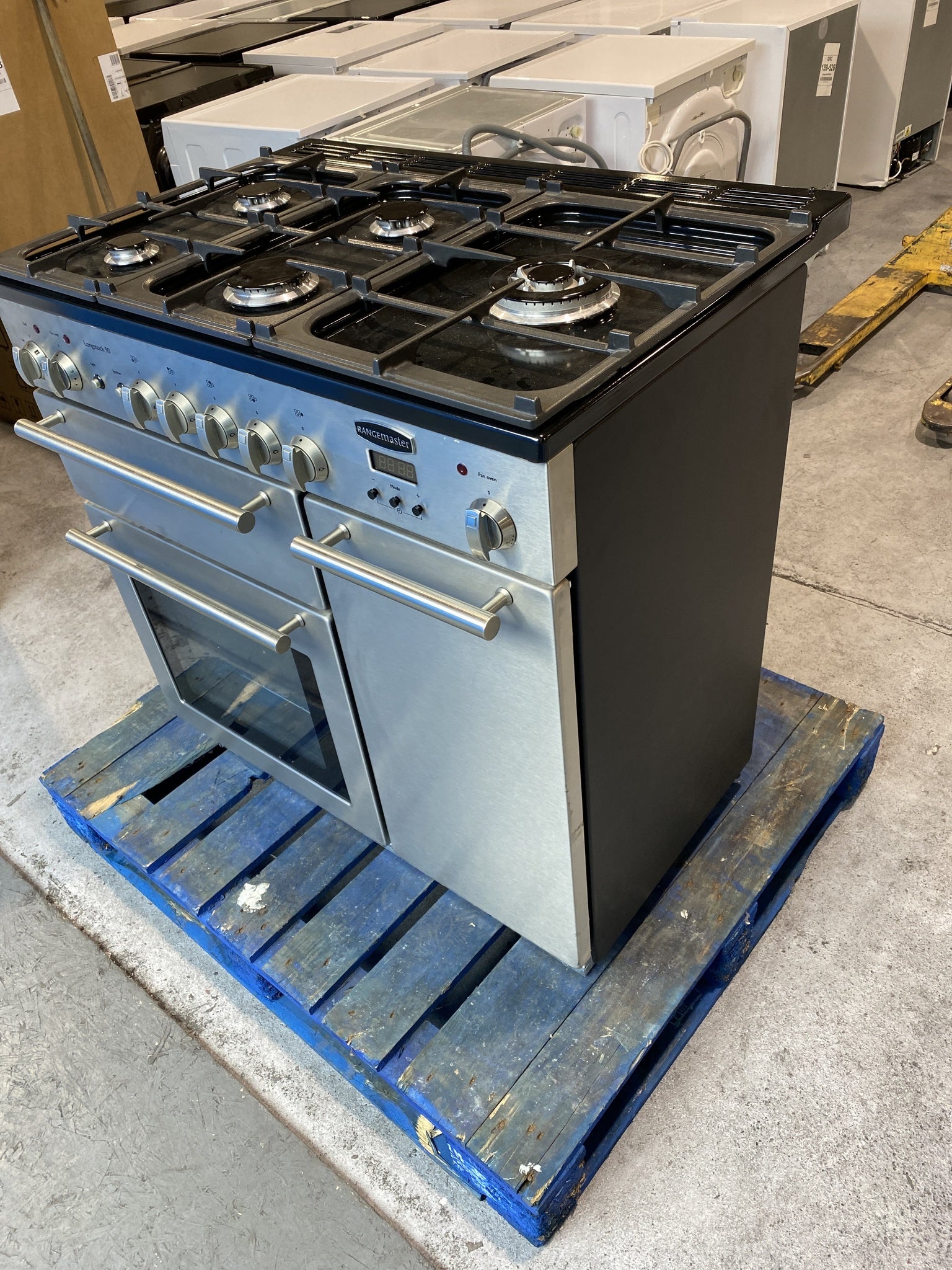 Rangemaster Longstock Deluxe 90cm Dual Fuel Range Cooker