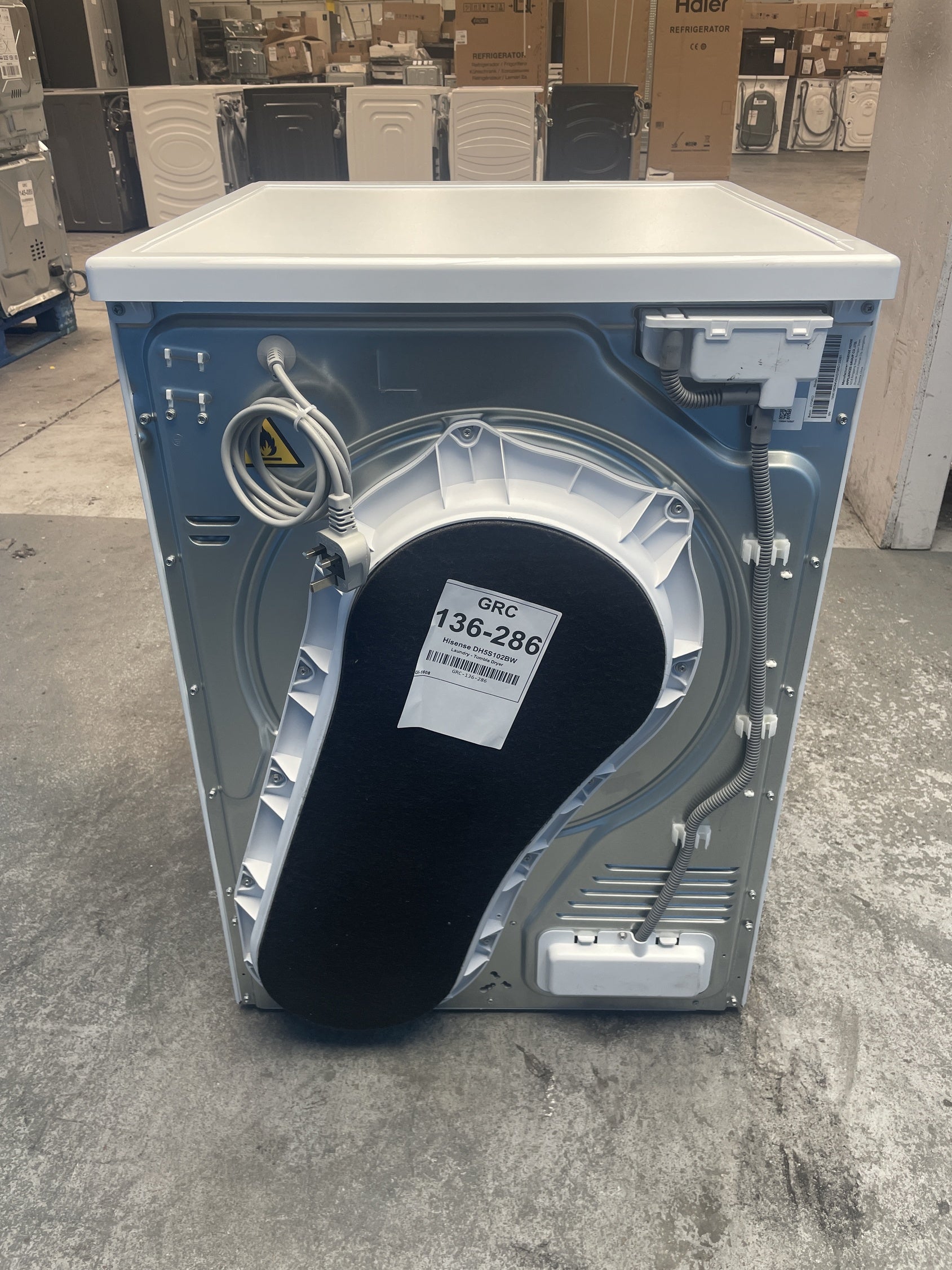 #GRC-136-286 - Hisense DH5S102BW 10kg Heat Pump Tumble Dryer