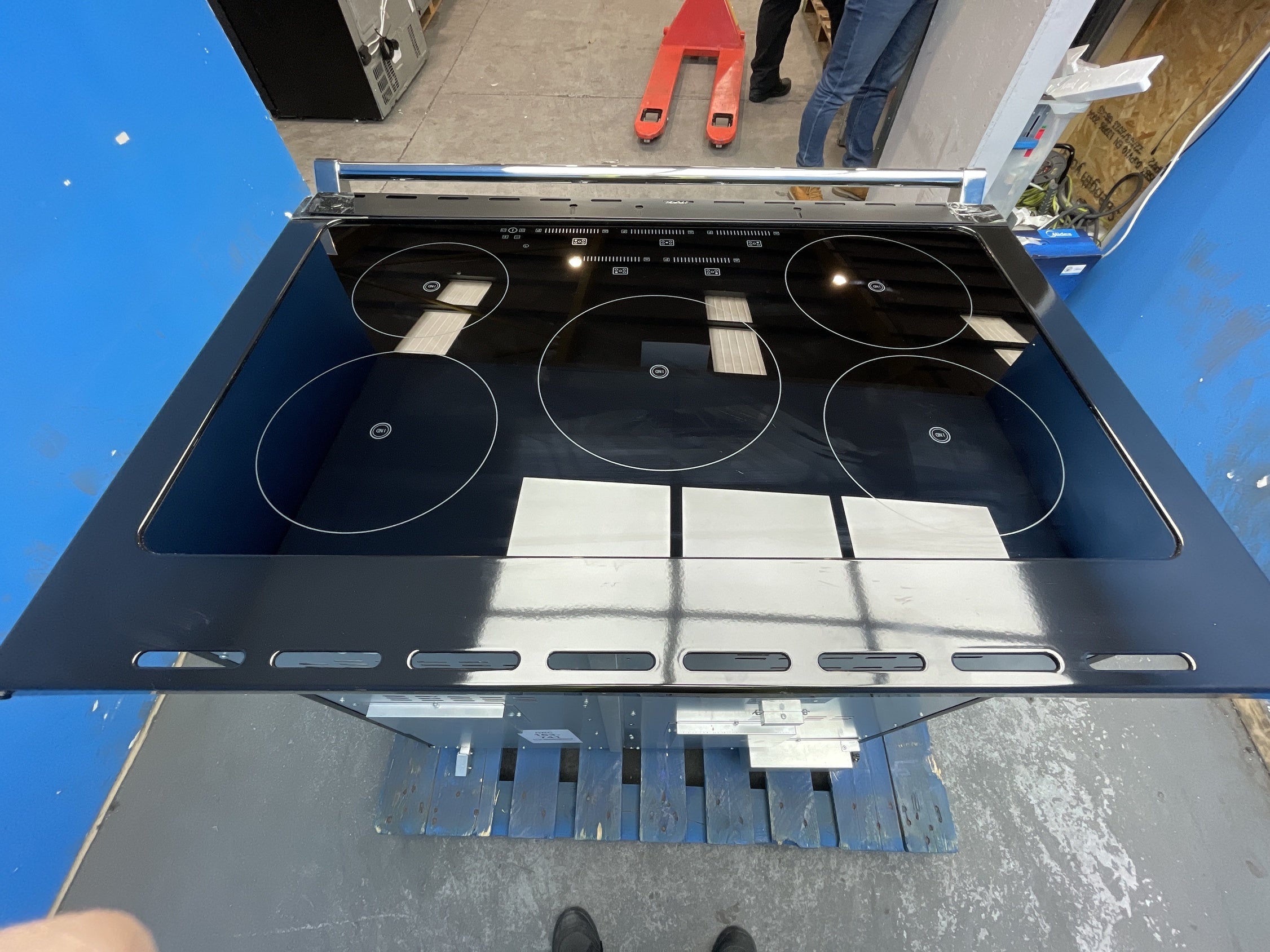 #GRC-163-741 - Stoves Richmond 90cm Induction Range Cooker – 174L Capacity, AirFry, Black
