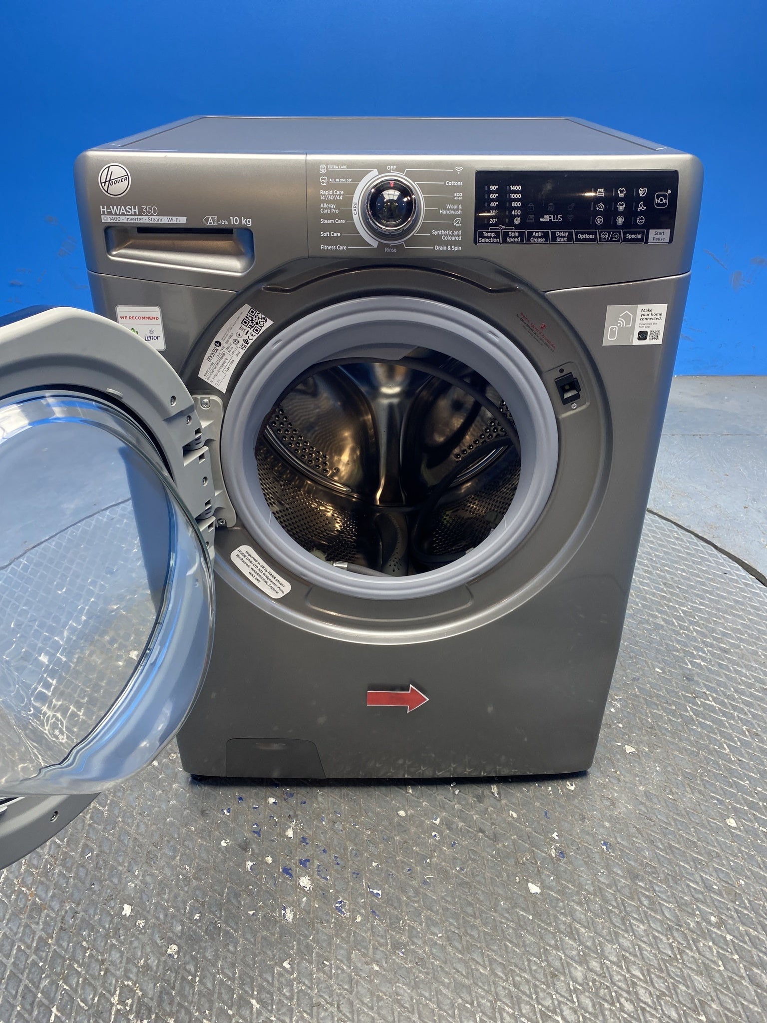 Hoover H3B13WPS4106TAMBR 10kg 1400 Spin Washing Machine