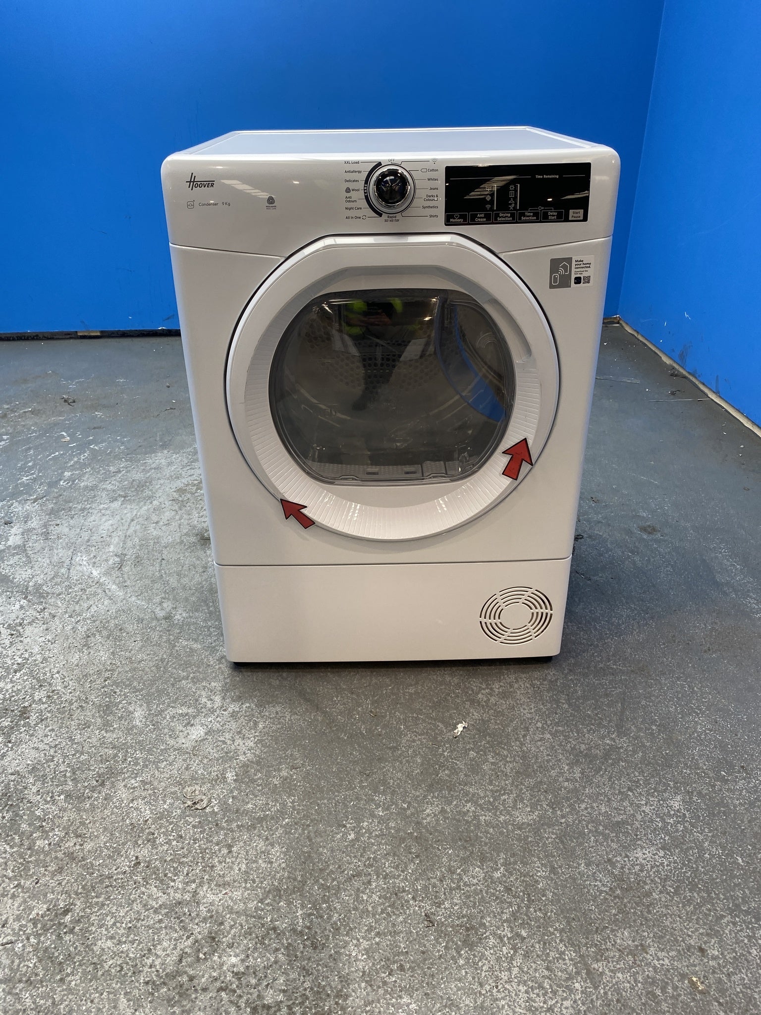 #GRC-156-056 - Hoover H-DRY 350 HREC9TBE-80 9kg Condenser Tumble Dryer