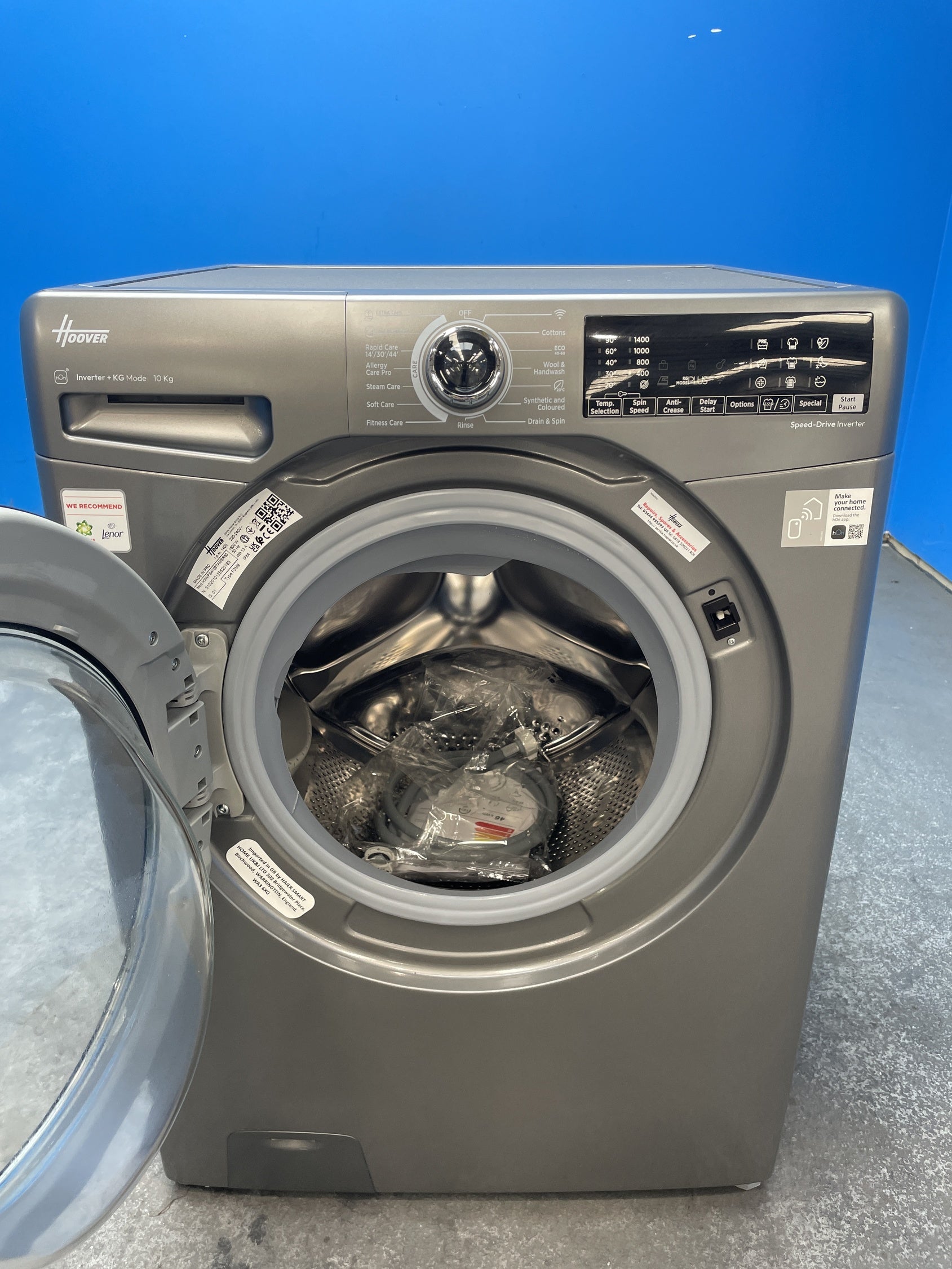 #GRC-163-140 - Hoover H3B13WPS4106TAMBR 10kg 1400 Spin Washing Machine