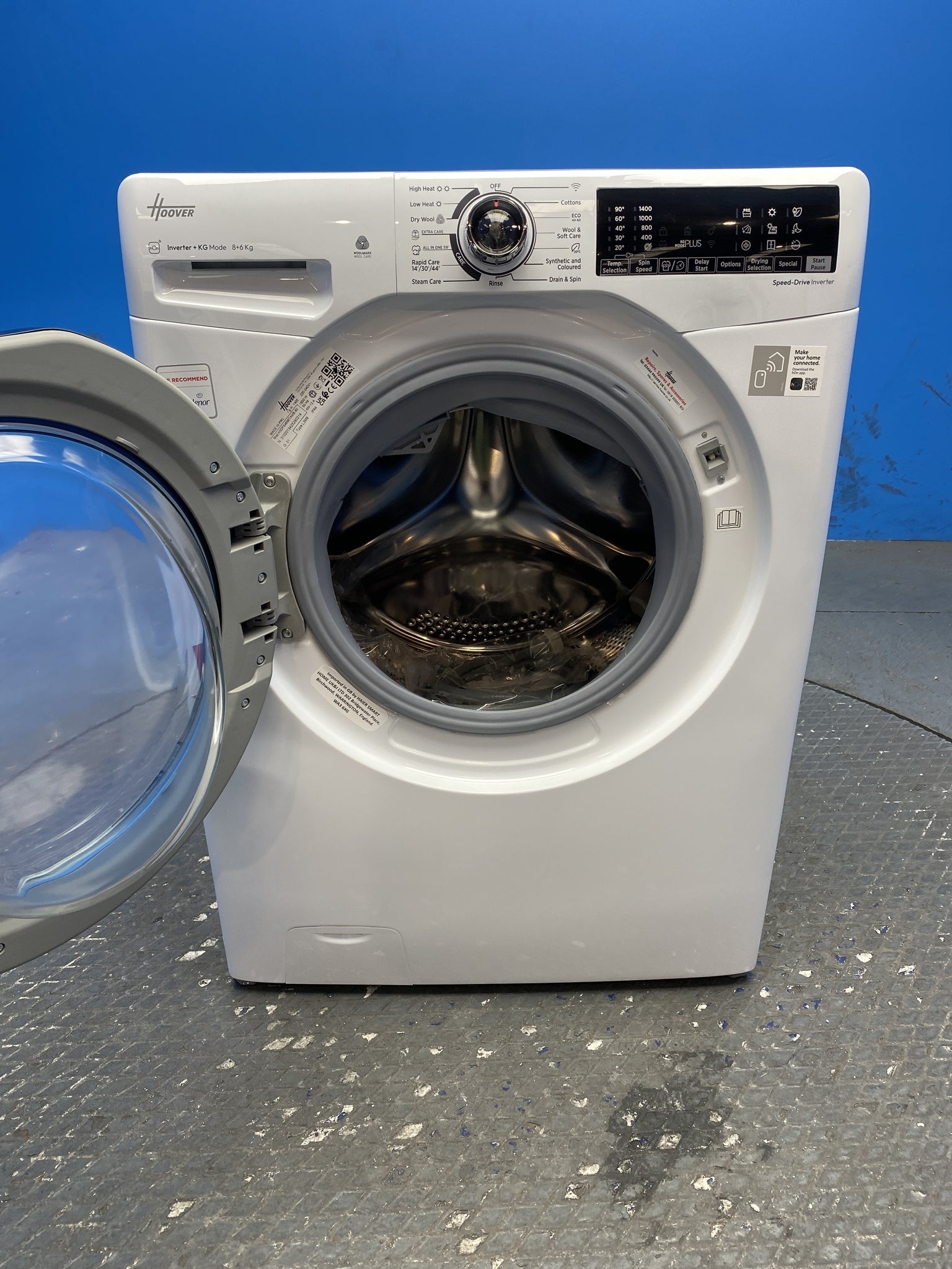 Hoover H3DPS4866TAMB 8kg / 6kg 1400 Spin Washer Dryer