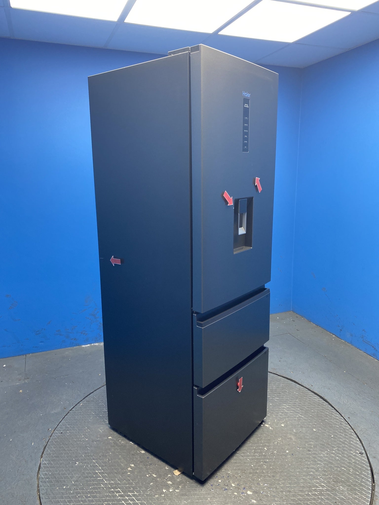 Haier HTW5618EWMP 357L Series 5 60cm 3D No Frost Fridge Freezer