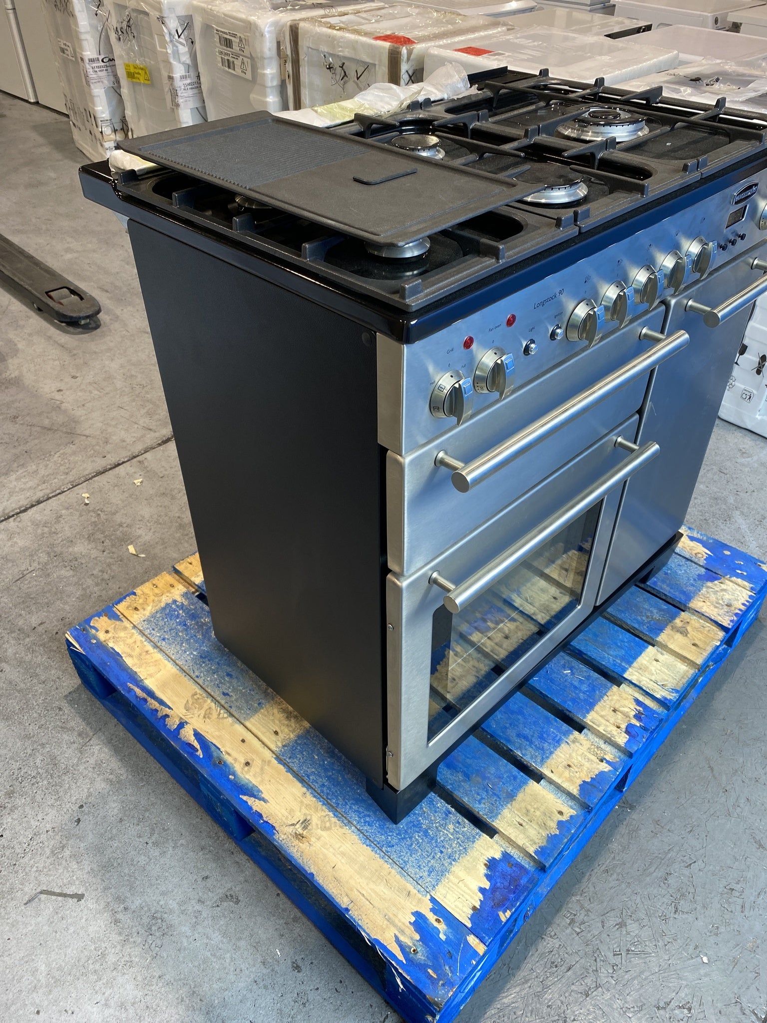 Rangemaster Longstock Deluxe 90cm Dual Fuel Range Cooker