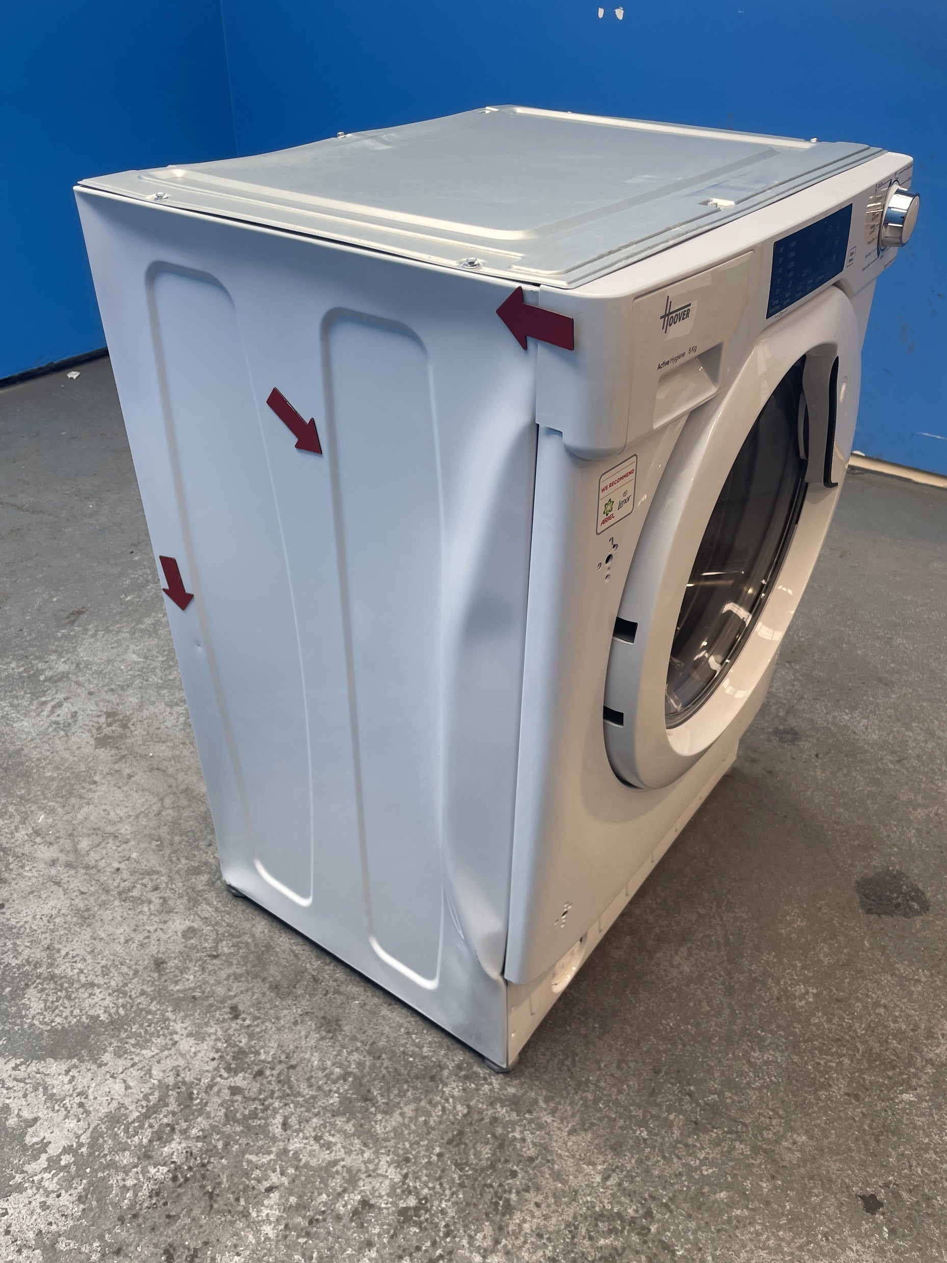 #GRC-154-998 - Hoover HBW 48TAMEJ-80 8kg 1400rpm Integrated Washing Machine