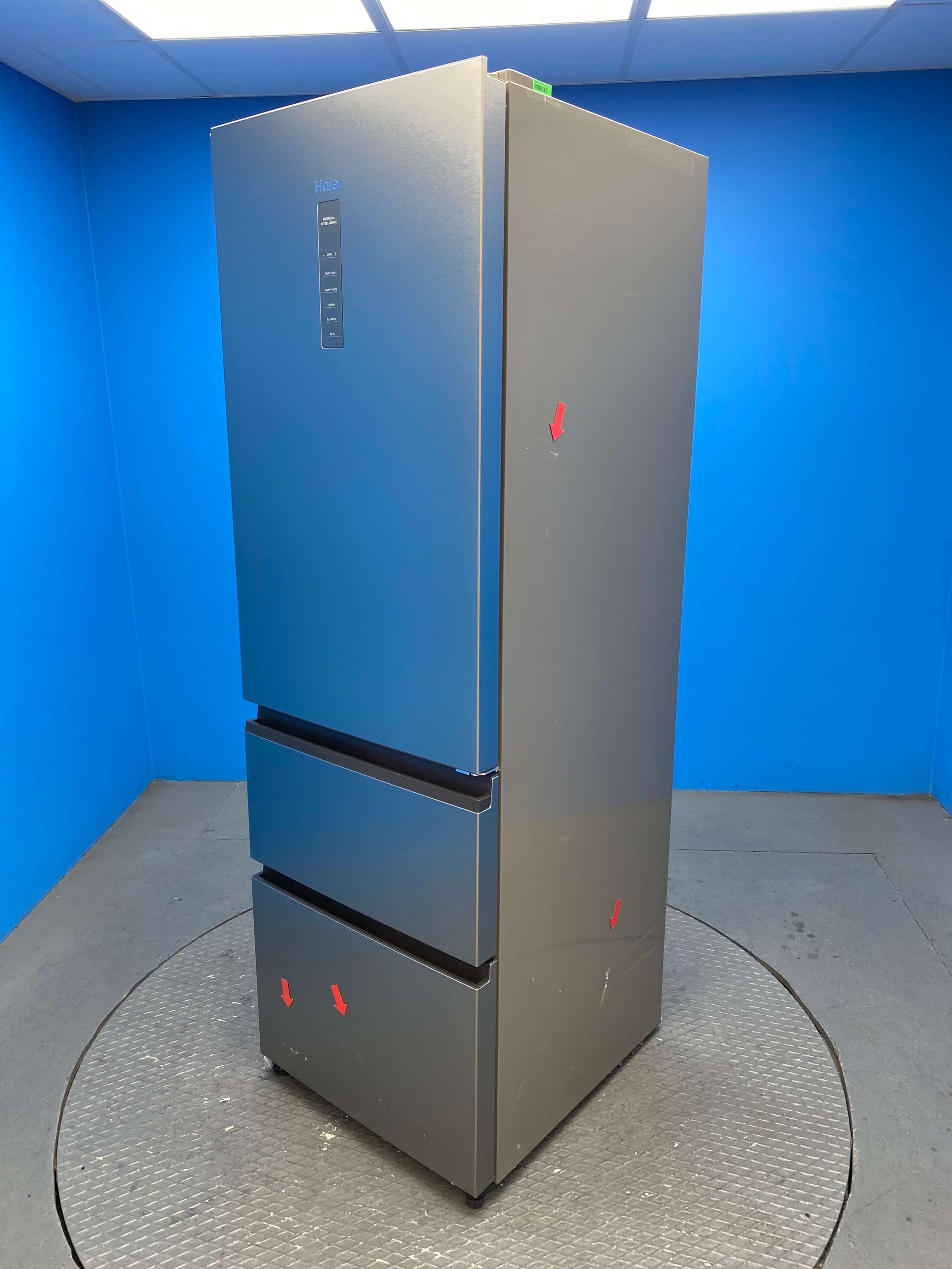 Haier HTW5618ENMG Series 5 360 Litre Combi Fridge Freezer