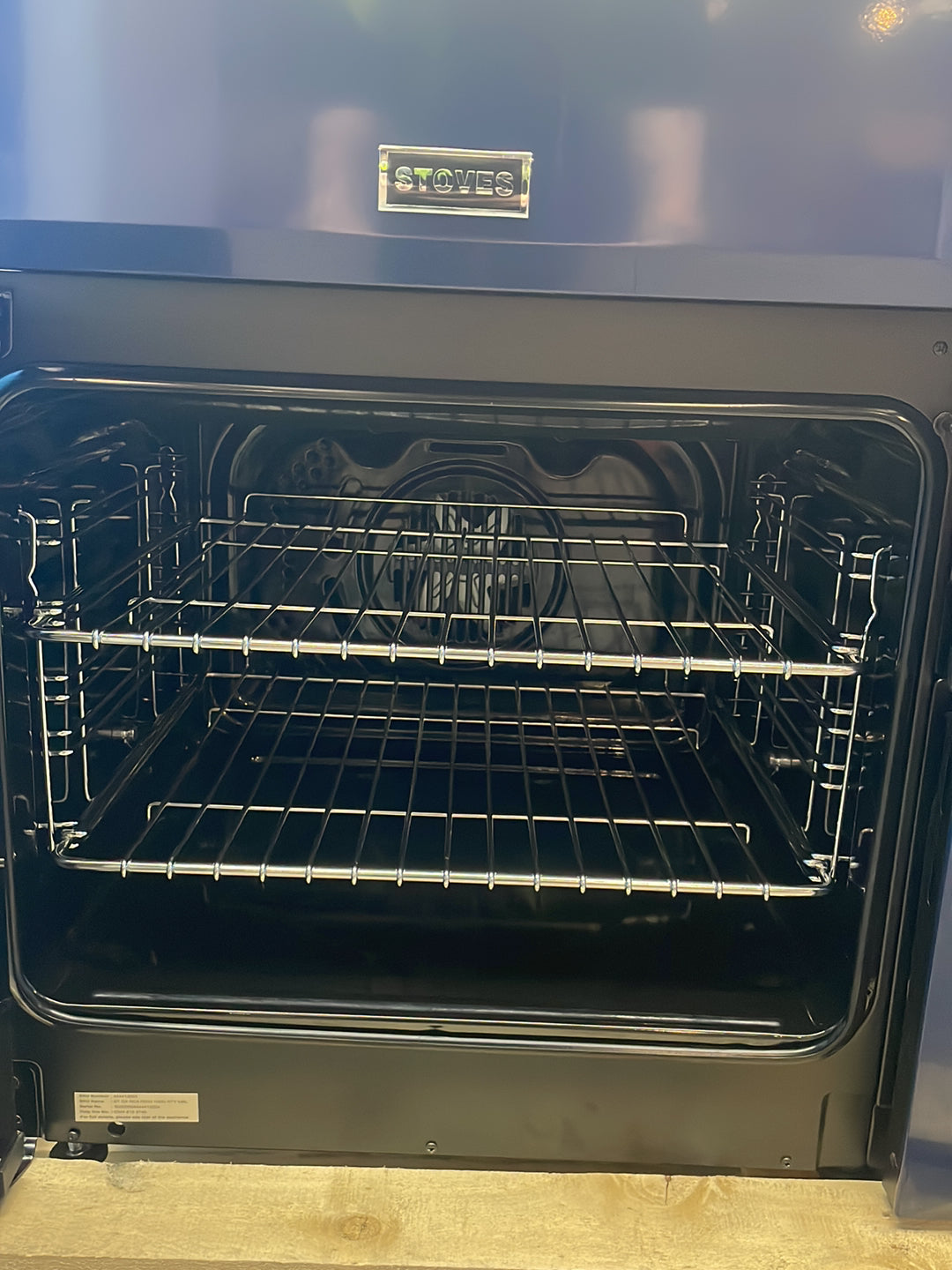 #GRC-164-332 - Stoves Richmond Deluxe 100cm Electric Range Cooker – Quad Oven, 5 Zone Induction Hob, AirFry, Midnight Blue