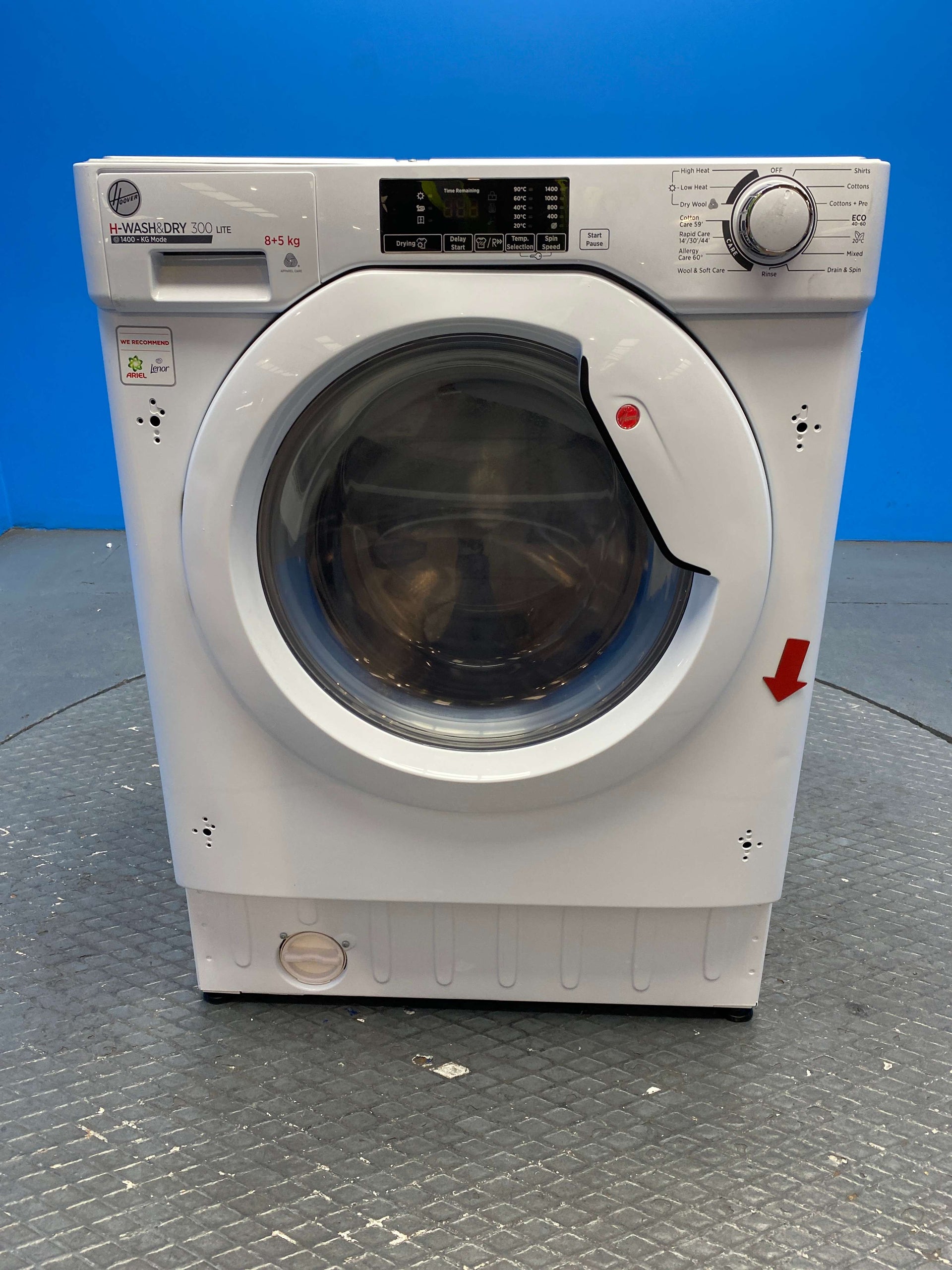 Hoover HBD485D1E Integrated 8kg / 5kg 1400 Spin Washer Dryer